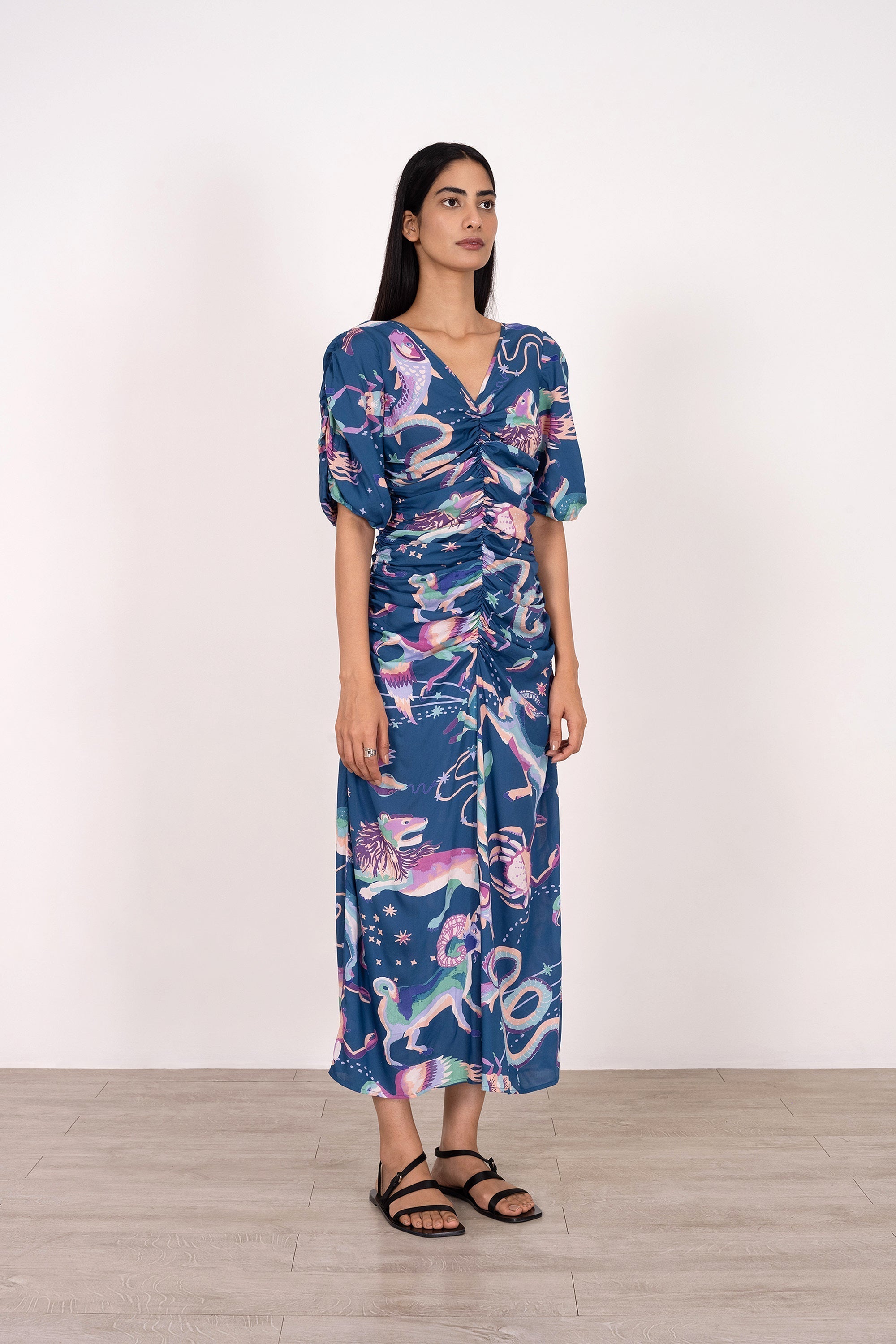 Dress Florence Dress Dark-Teal