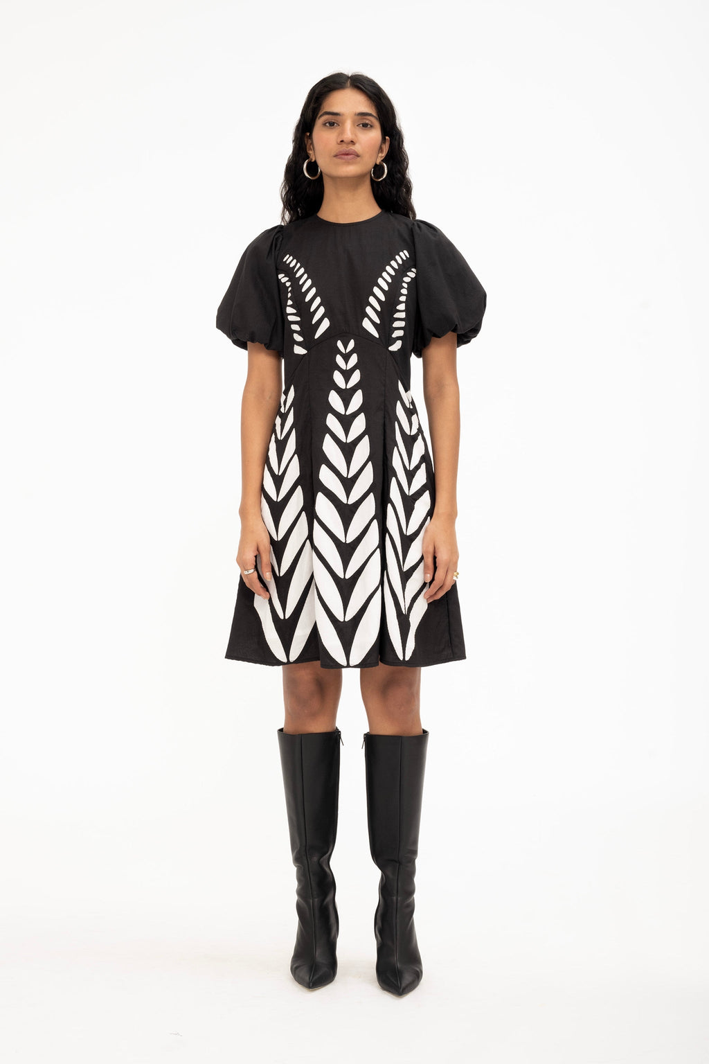 Dress Gracia Dress Black-White