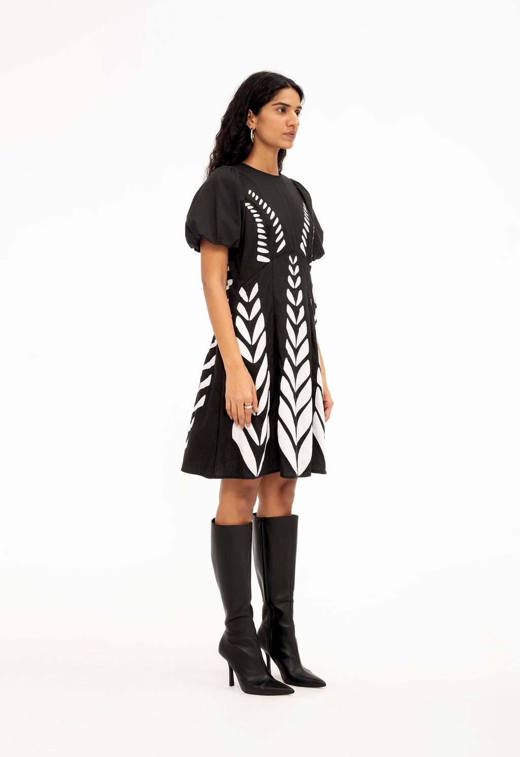 Dress Gracia Dress Black-White