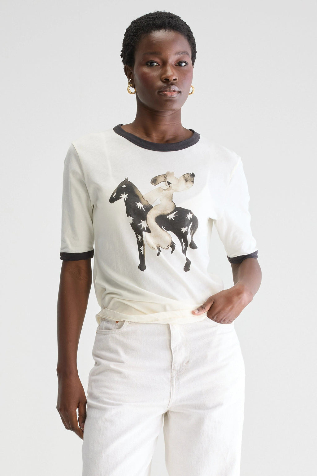 Tshirt Cosmos51 T130 Cosmos51 T1301 Ecru