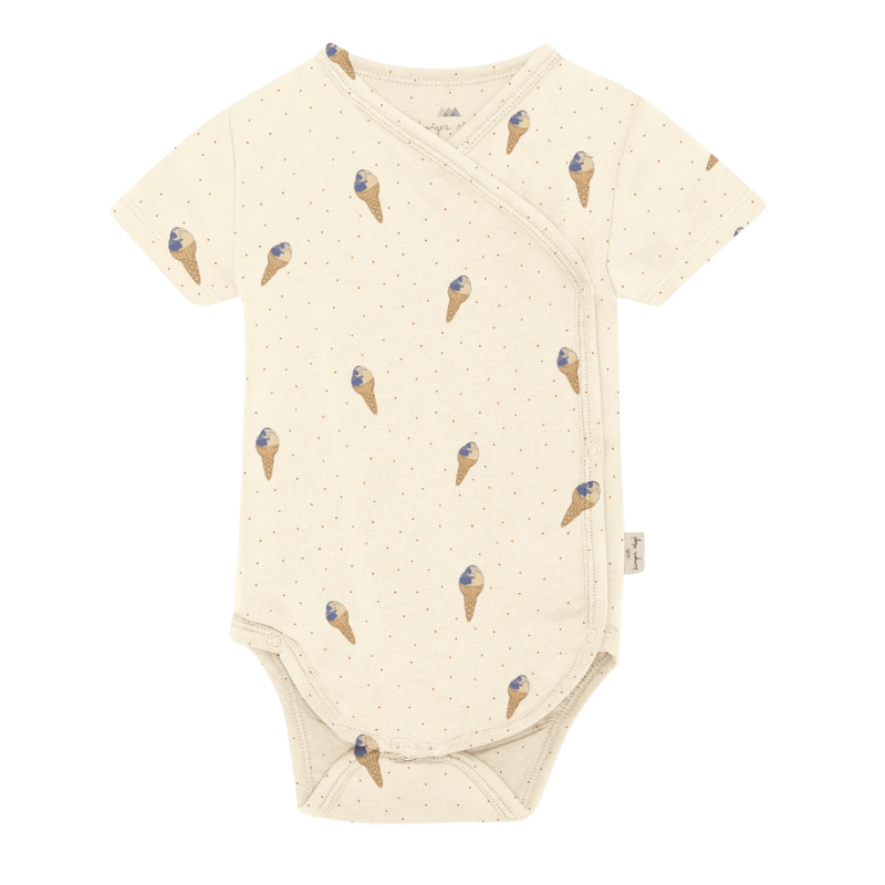 Newborn Basic Shortsleeve Body Gots - Bunny Hug