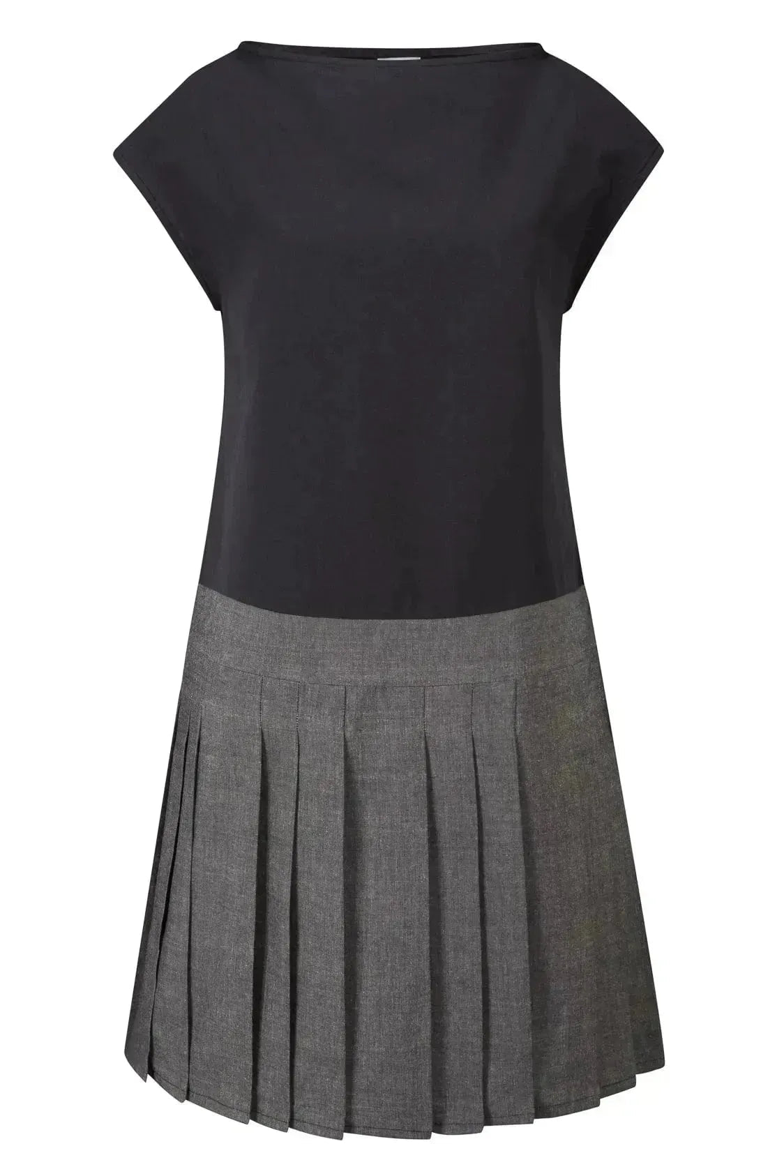 Brigit Dress (Black & Grey)