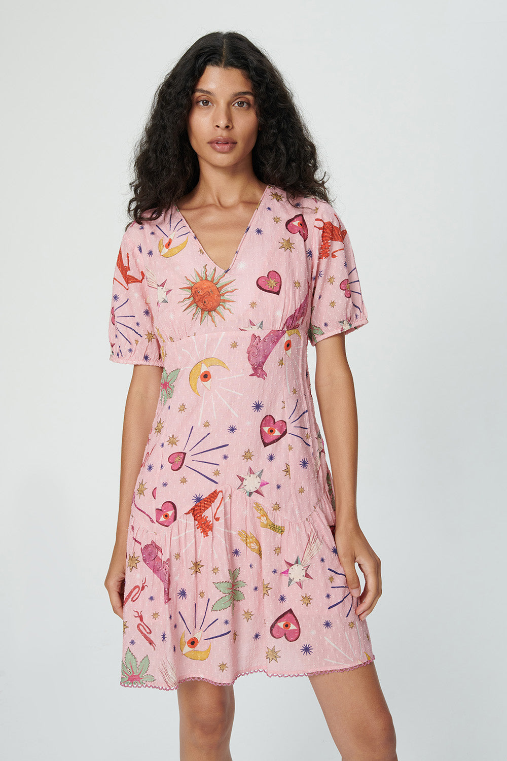 Dress Orchid Mini Orchid Mini Dres Pachamama-Peach