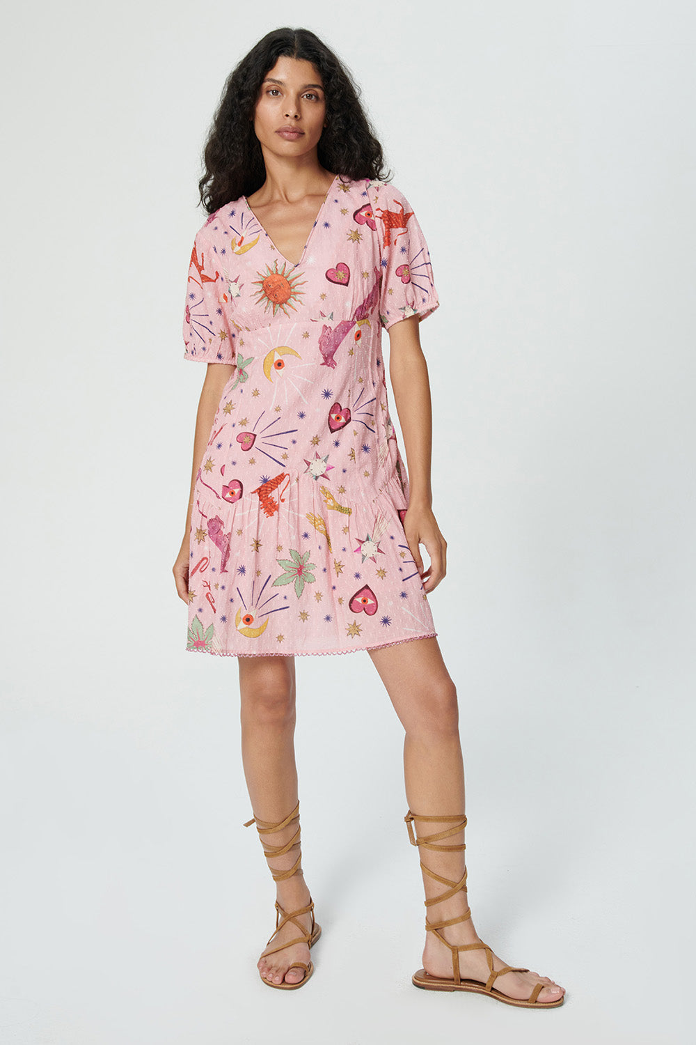 Dress Orchid Mini Orchid Mini Dres Pachamama-Peach