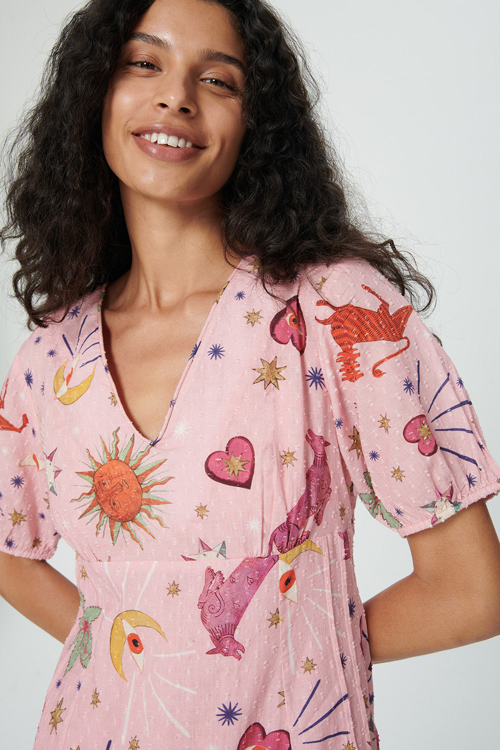 Dress Orchid Mini Orchid Mini Dres Pachamama-Peach