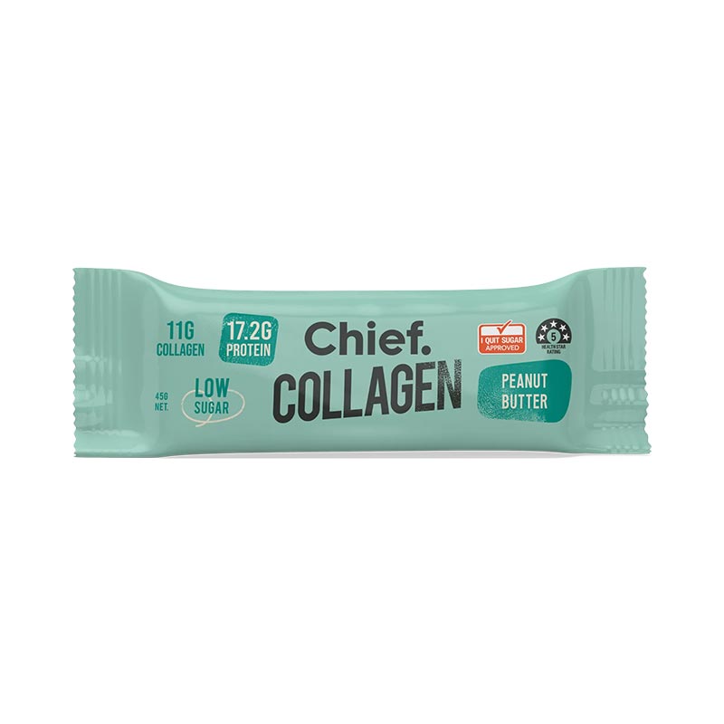 Chief. Collagen Protein Bar - Peanut Butter 45g