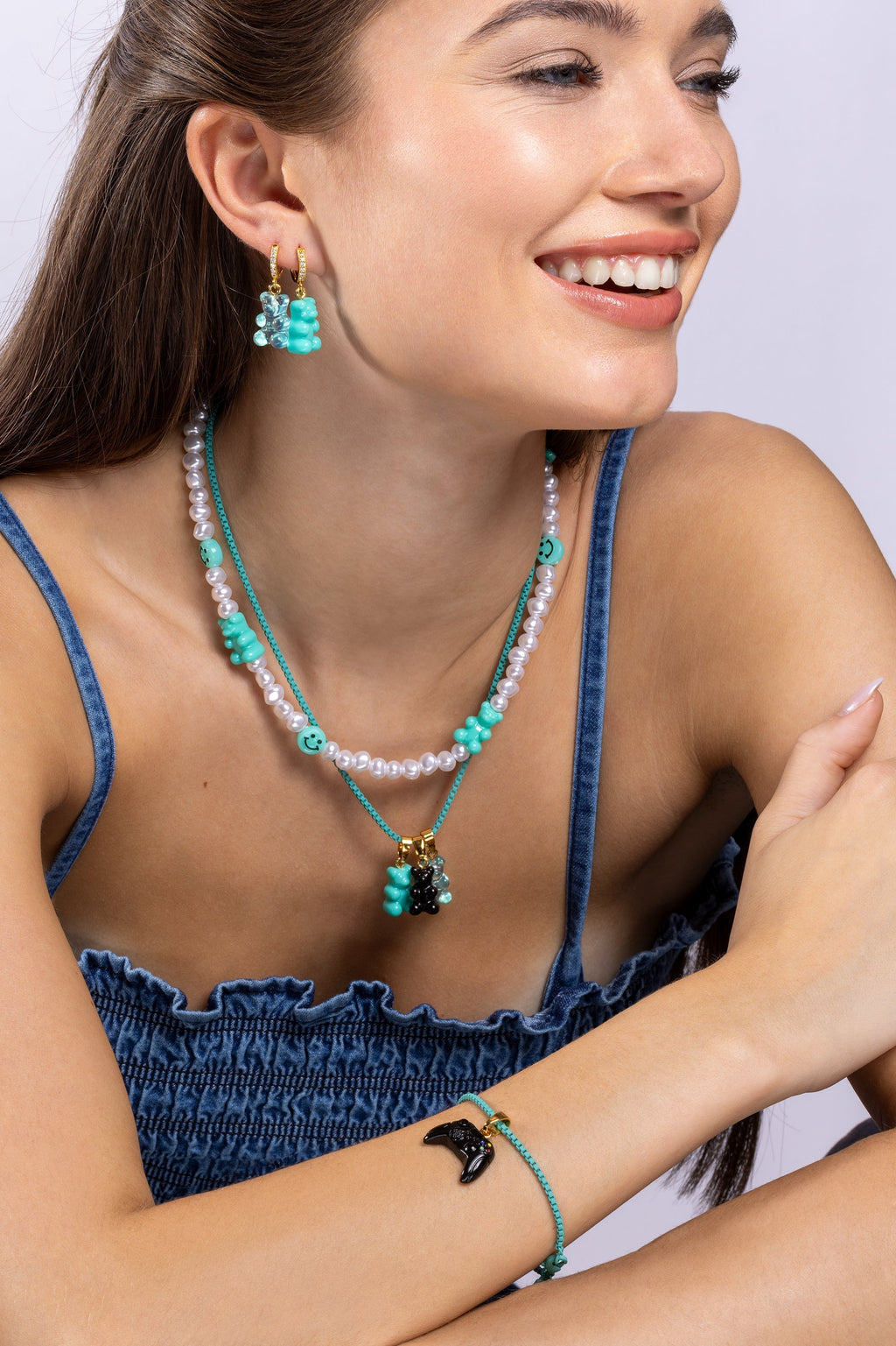 Necklace Candy Ch Candy Chain Mykonos-Blue