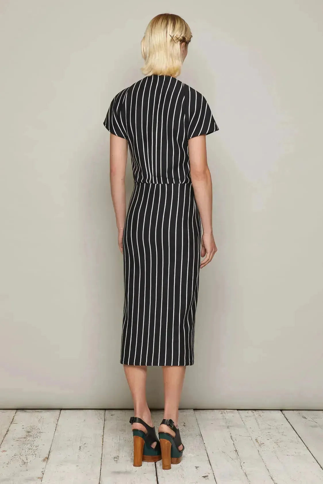 Camille Dress (Black and White)