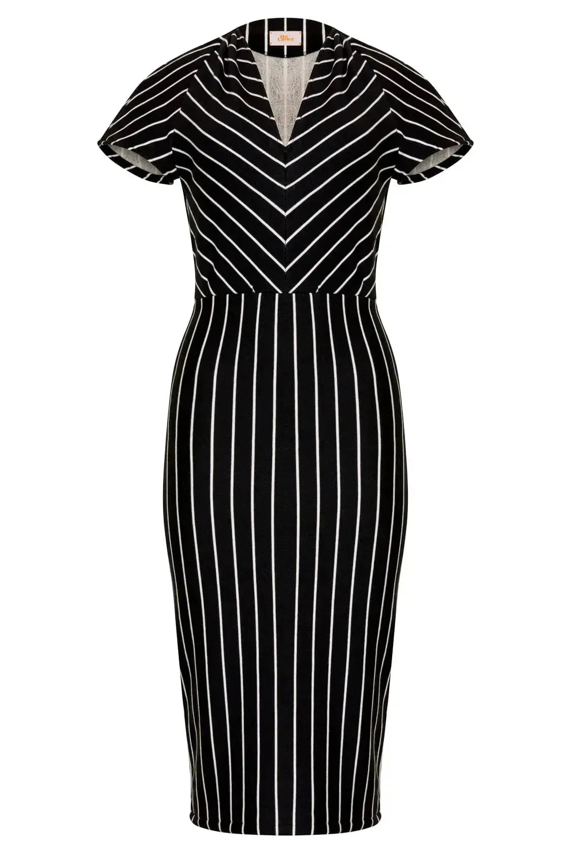 Camille Dress (Black and White)
