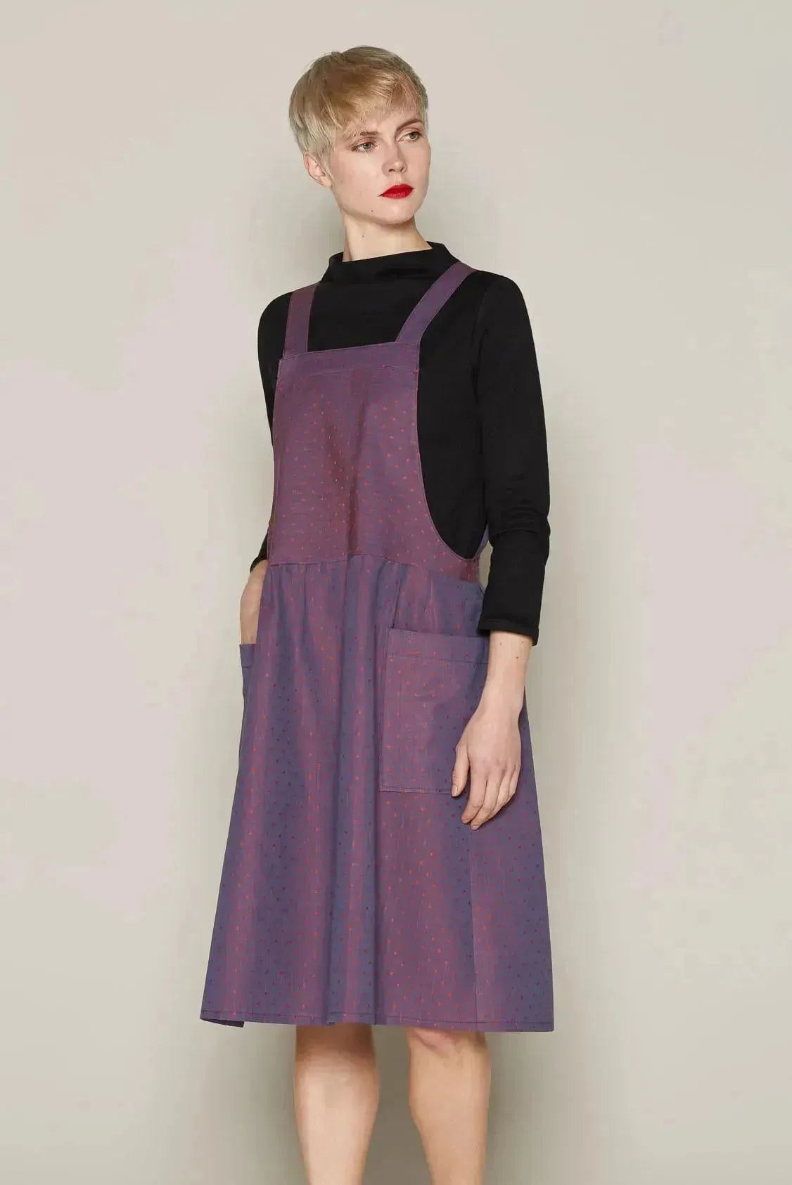 Candy Dress (Purple Dots)