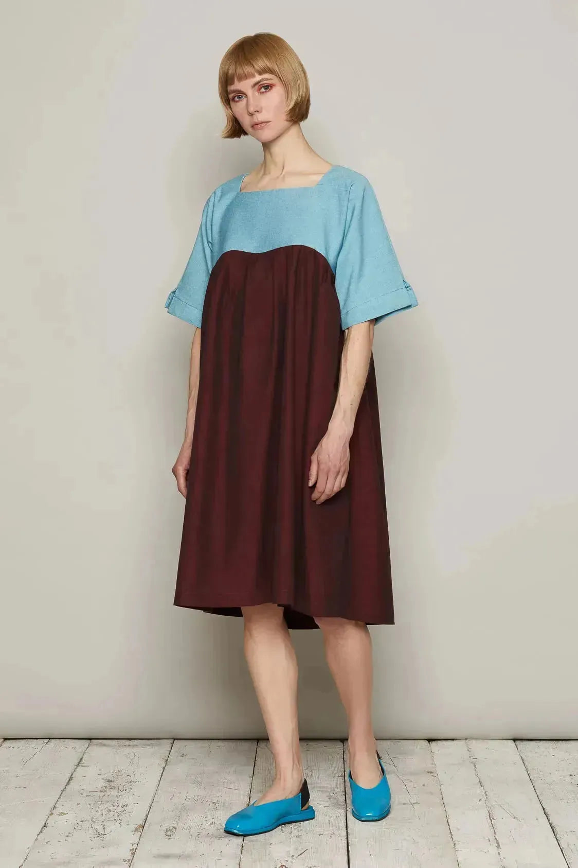 Cher Ami Dress (Burgundy)