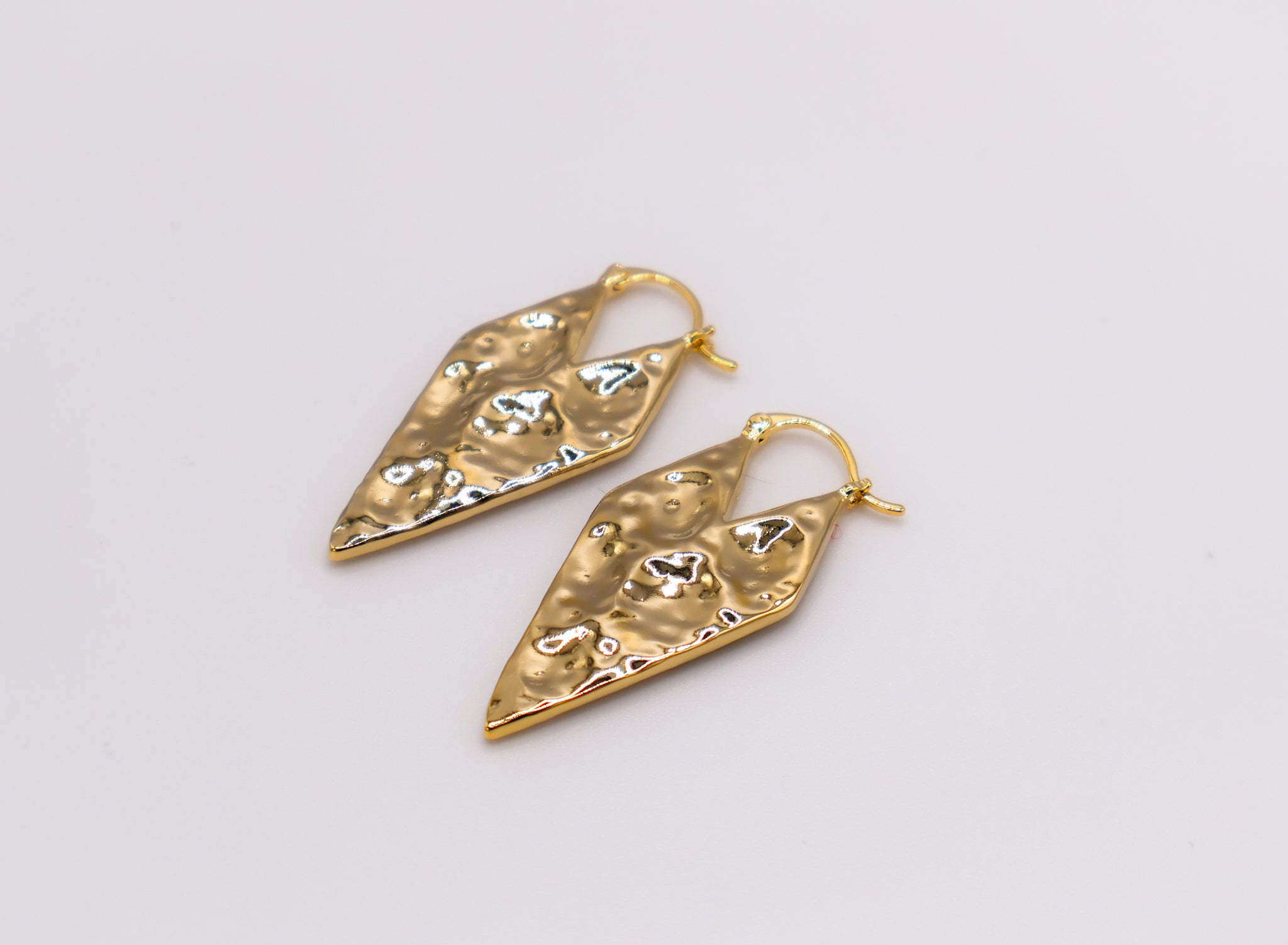 Gold Geometry Glam Earrings â€?Modern Gold Geometric Jewelry