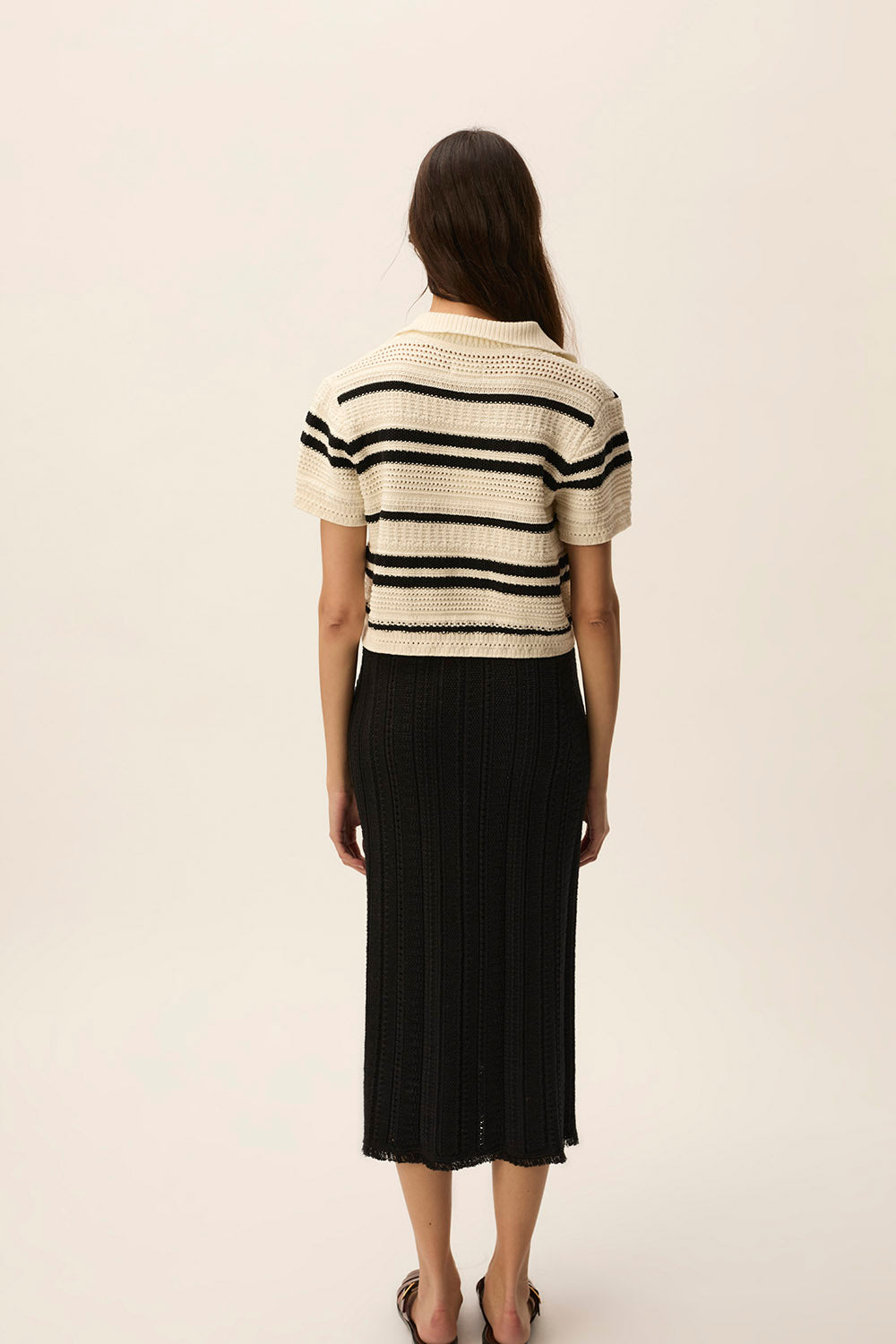 Pullover Demb Dembo Creme-noir