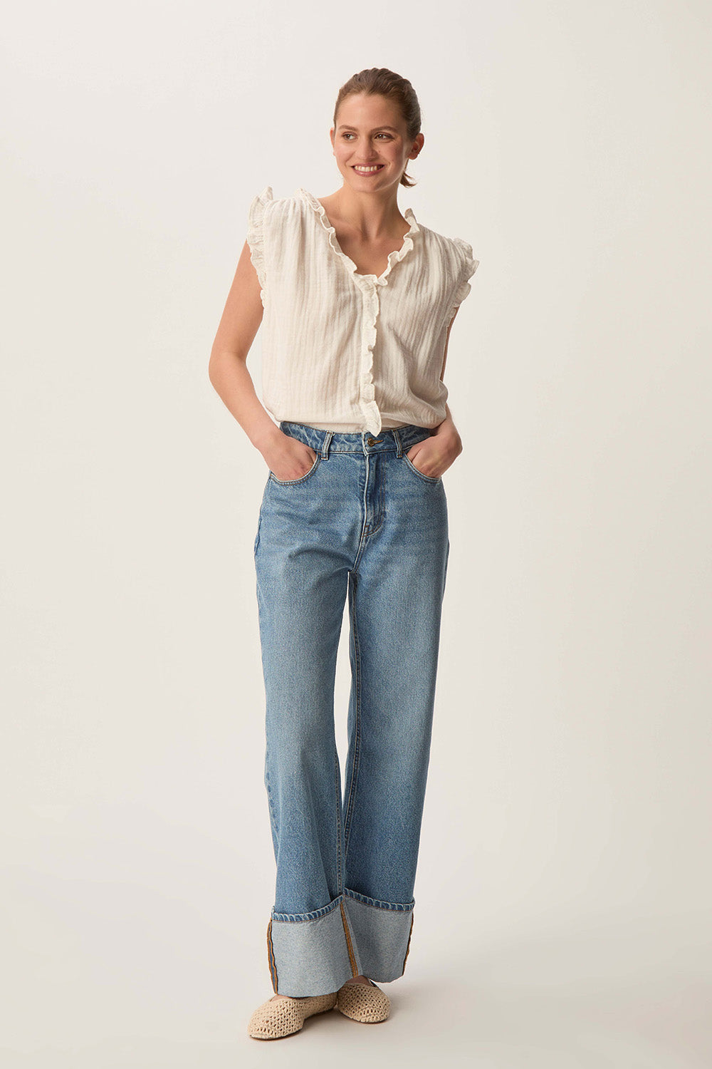 Blouse Sopran Soprano Ecru