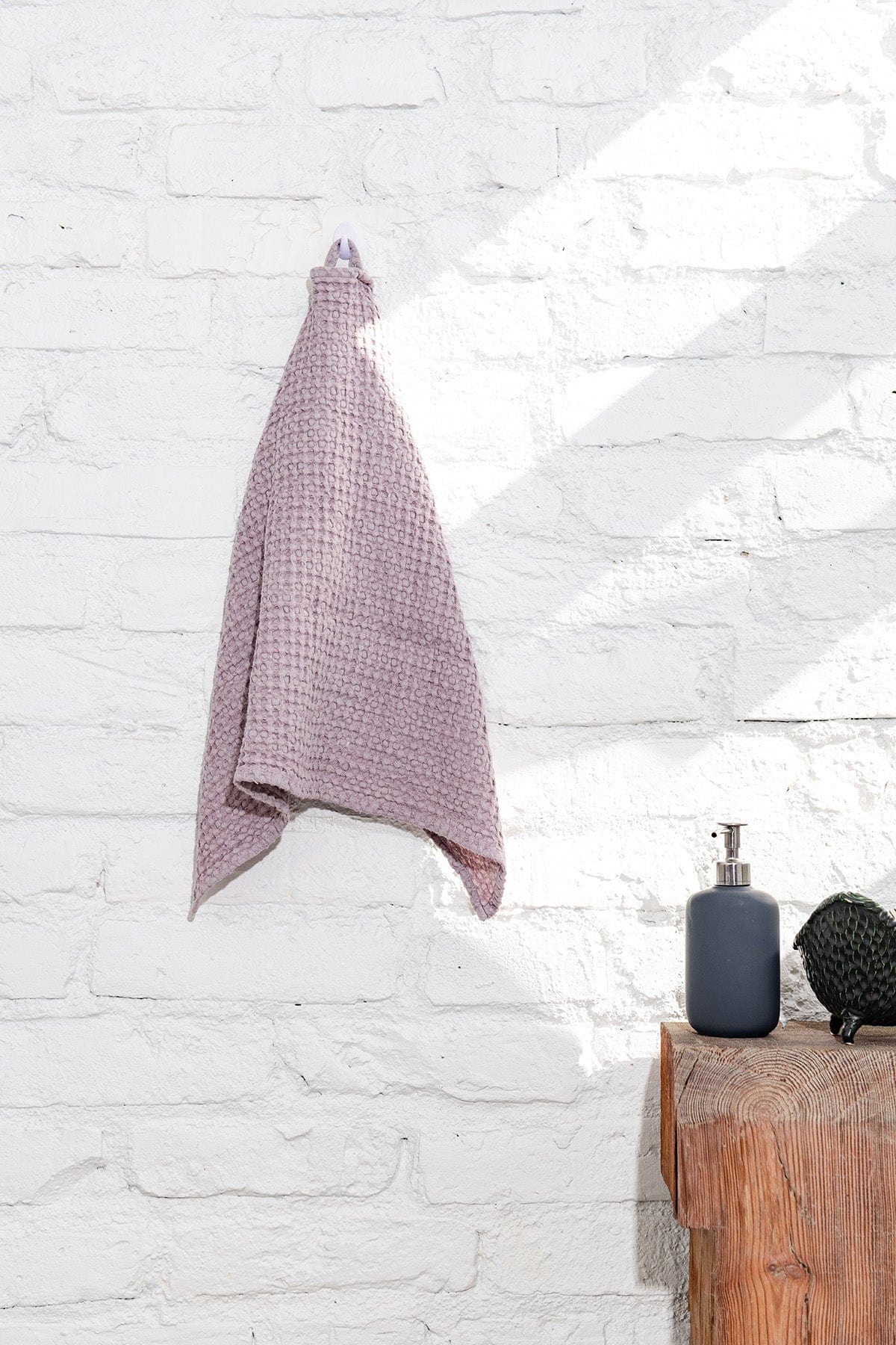 Waffle linen kitchen towel