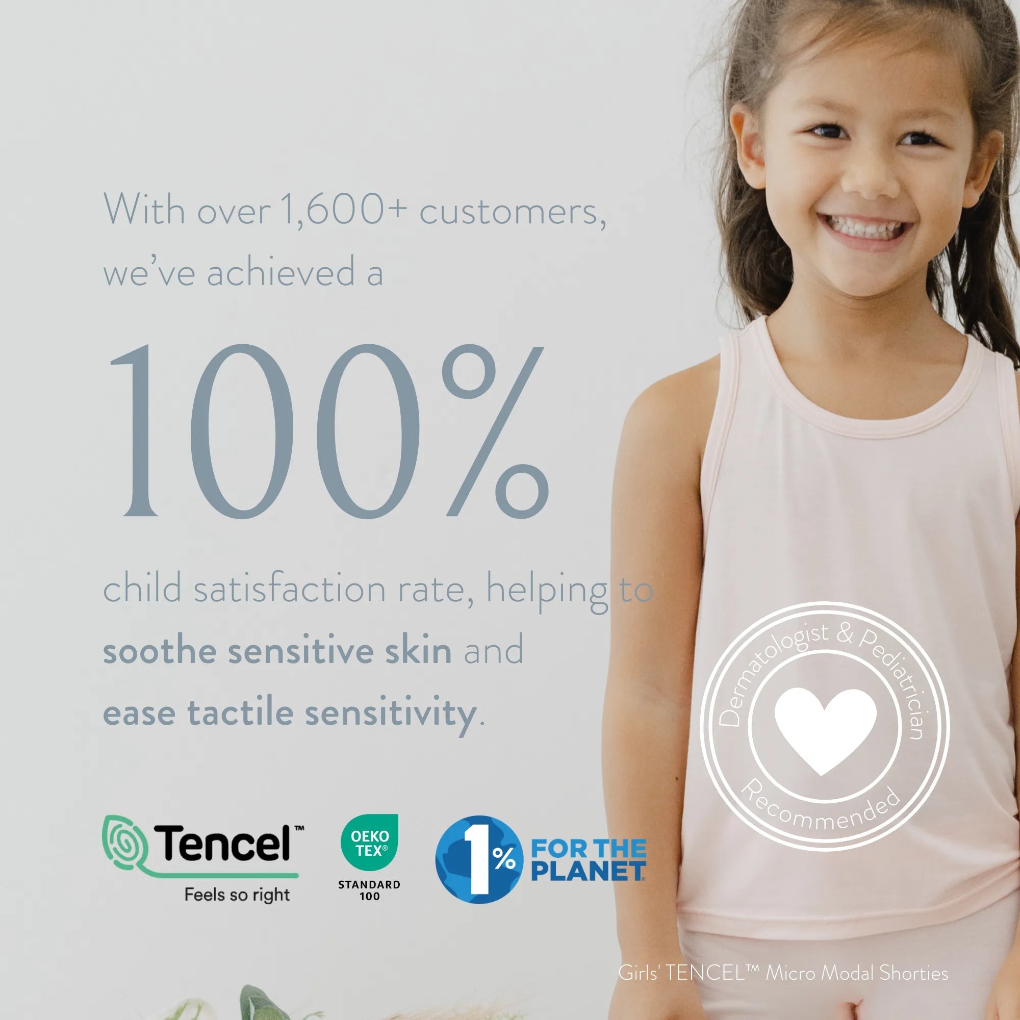 Girls' Wedgie-Free Full Coverage Shorties - Set of 2