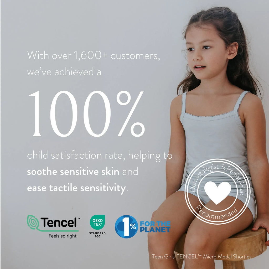 Teen Girls' Wedgie-Free Full Coverage Shorties - Set of 2