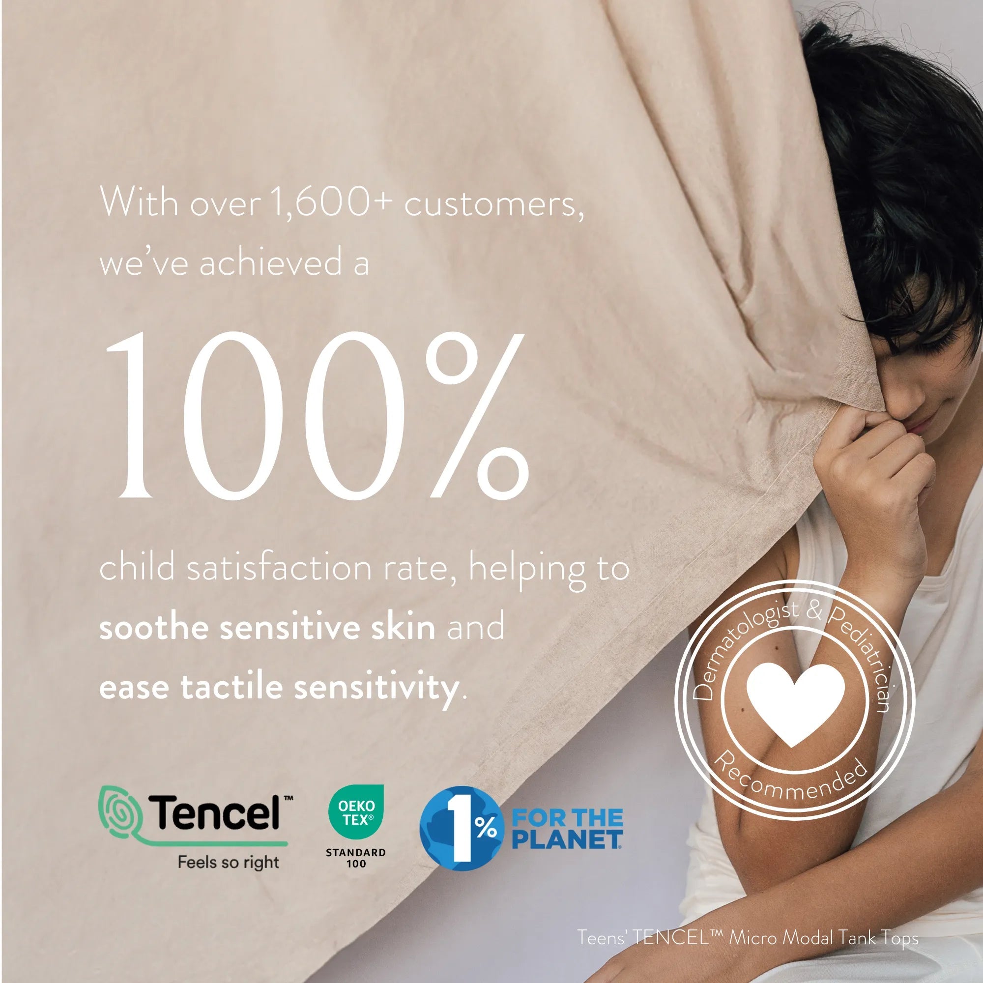 Teens' TENCELâ„?Micro Modal Ultra Soft Tank Tops - Set of 2