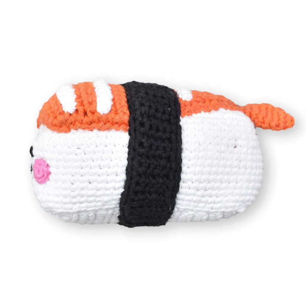 Ebi Sushi Crochet Rattle Doll