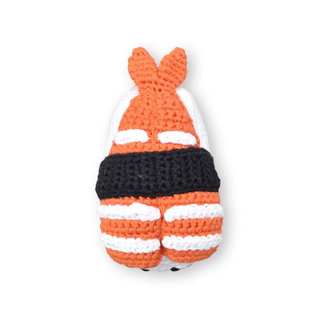 Ebi Sushi Crochet Rattle Doll