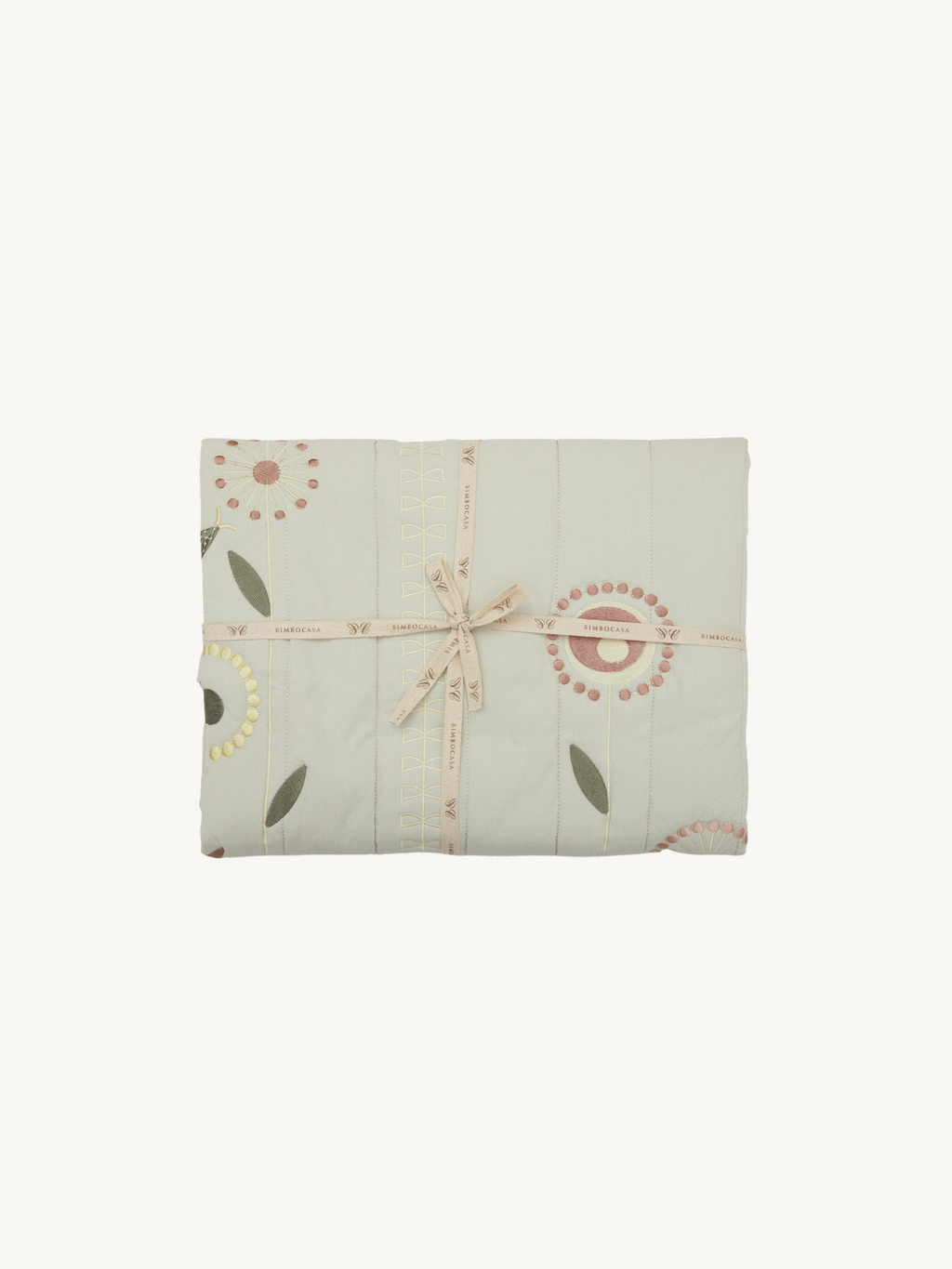 Cotton Quilted Duvet Cover and Pillowcase - Spring Sprout｜Kids Blanket