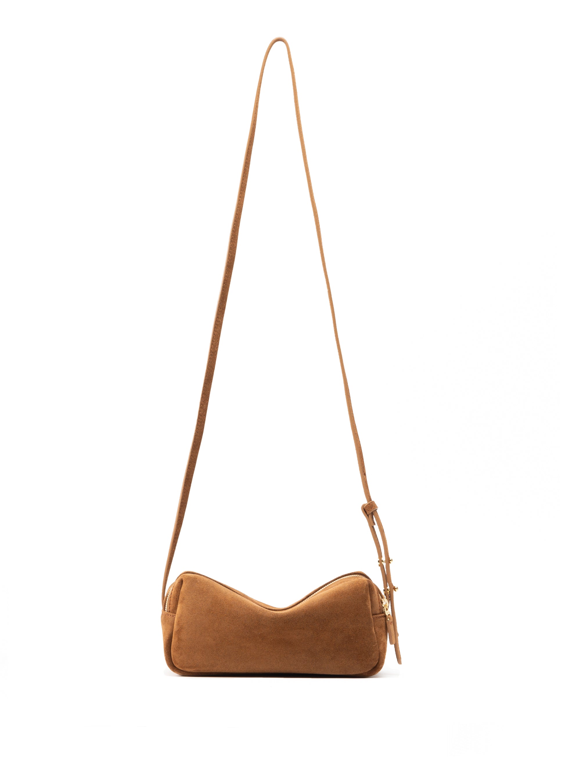 Mini Trousse Suede Bag Trousse Sue Mini Cognac