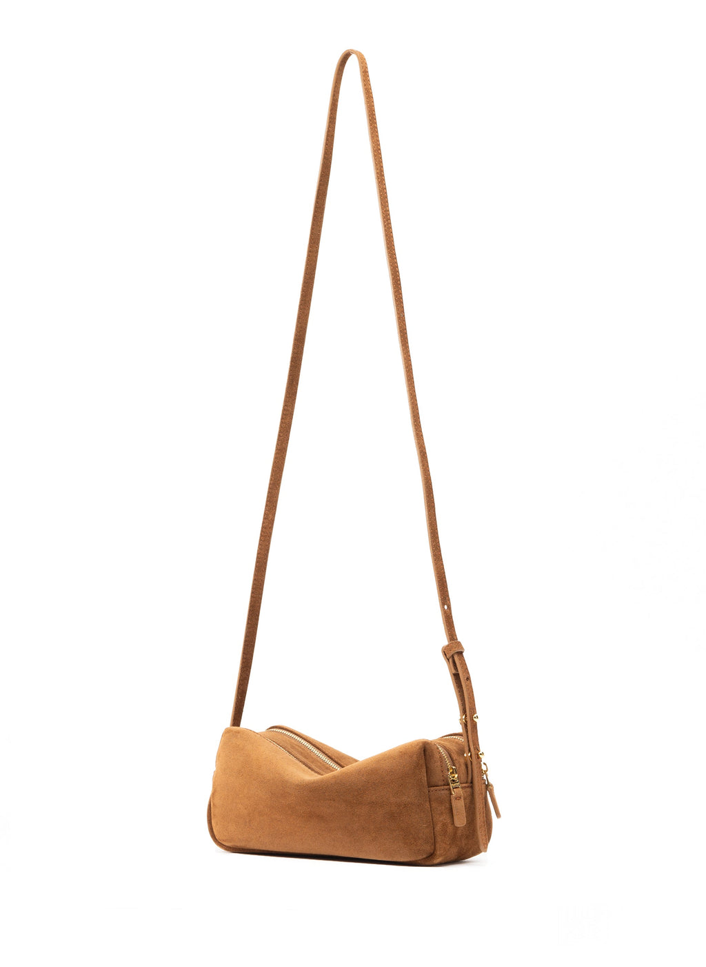 Mini Trousse Suede Bag Trousse Sue Mini Cognac
