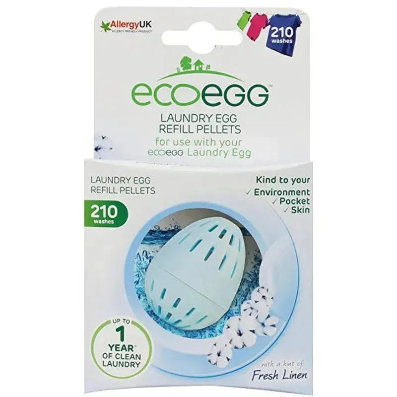 Ecoegg Laundry Egg Refill Pellets 210 washes - Fresh Linen