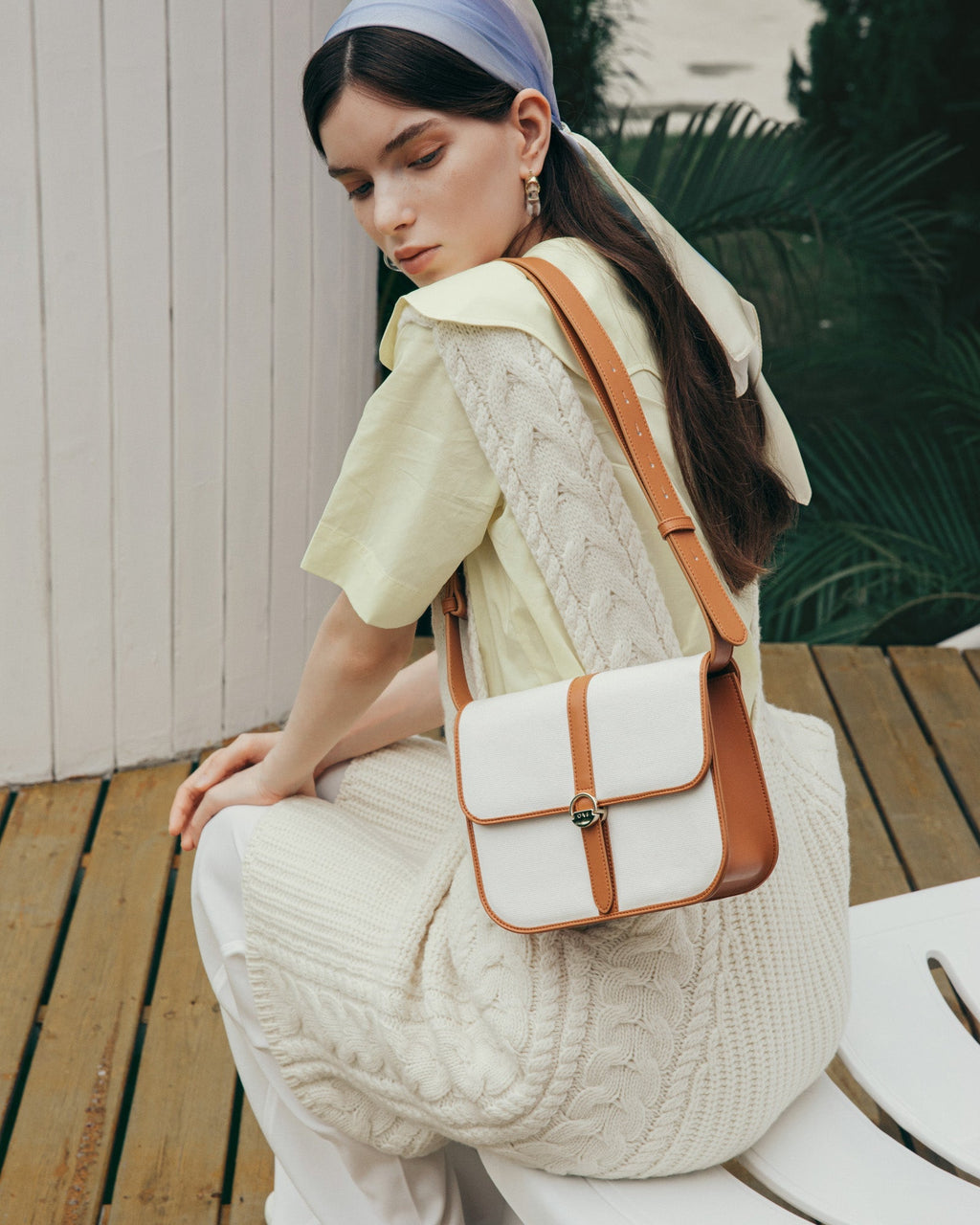 Hay Square Bag â€?CARAMEL