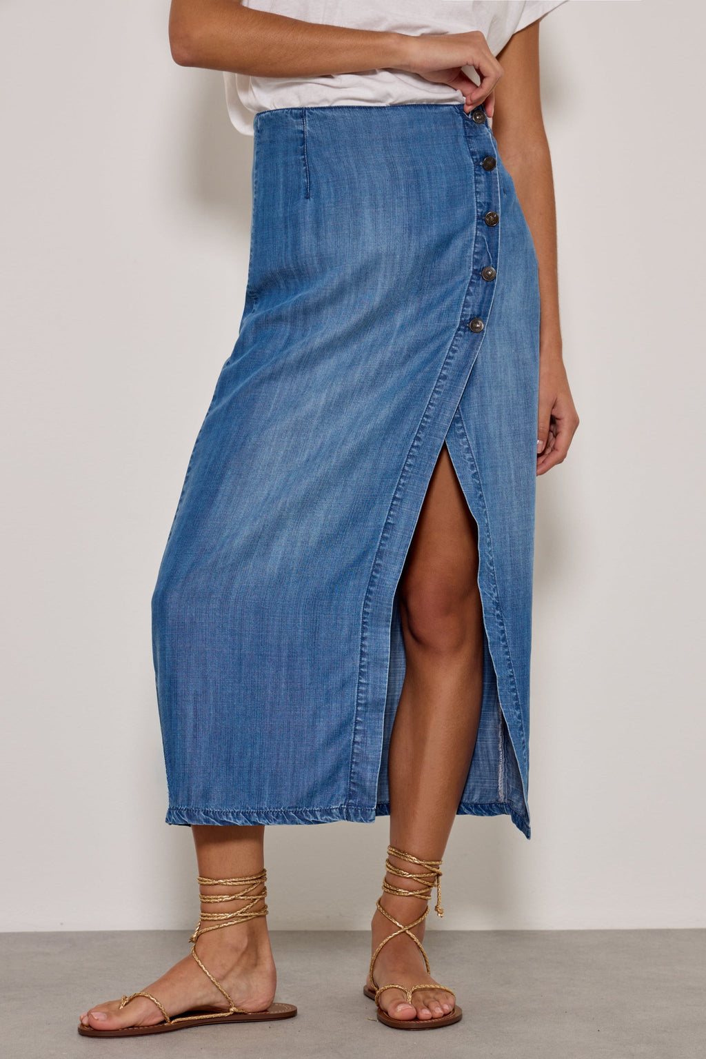 Skirt 95698juliana Medium-Blue