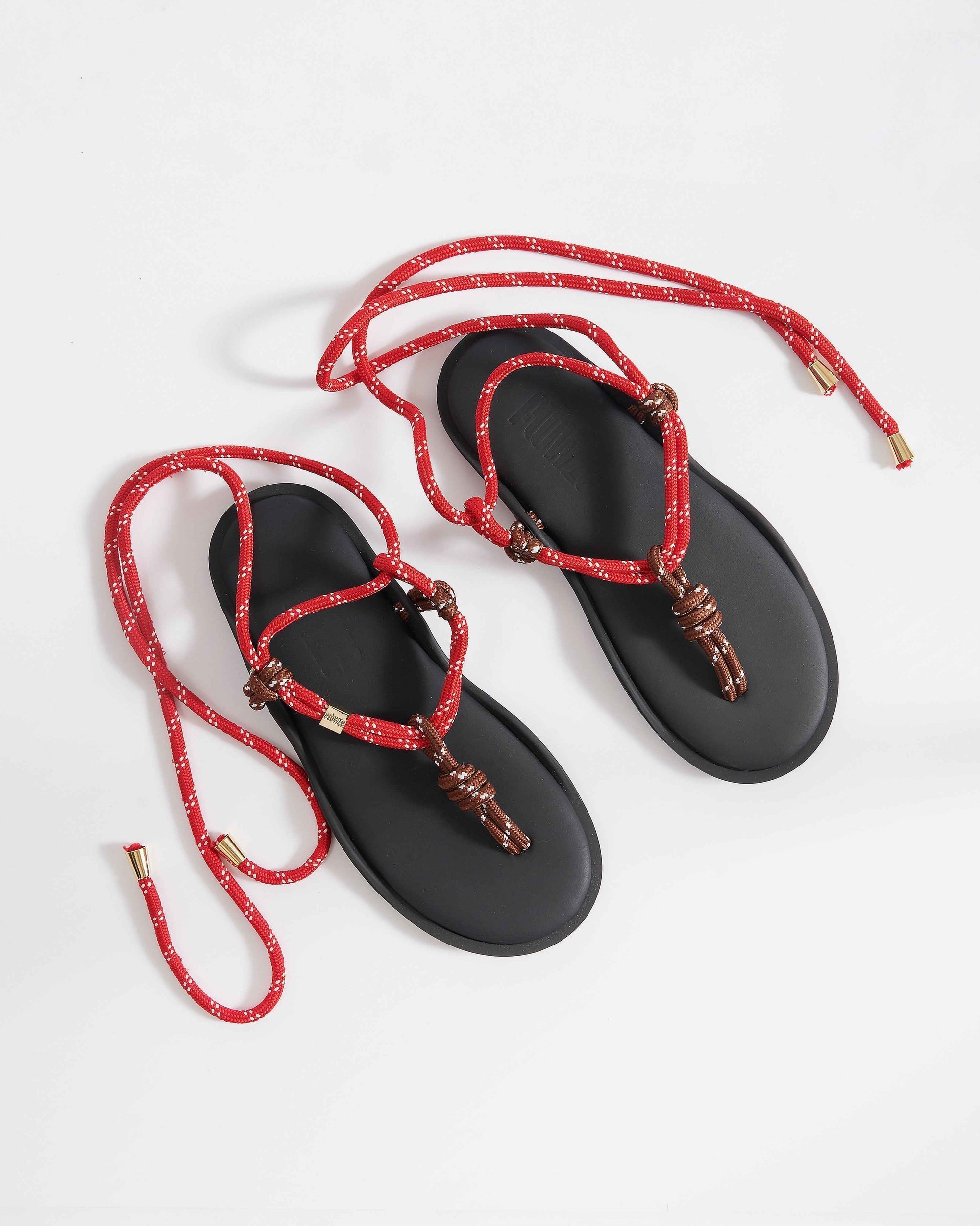 Sandal Flo Twin Brown-Red