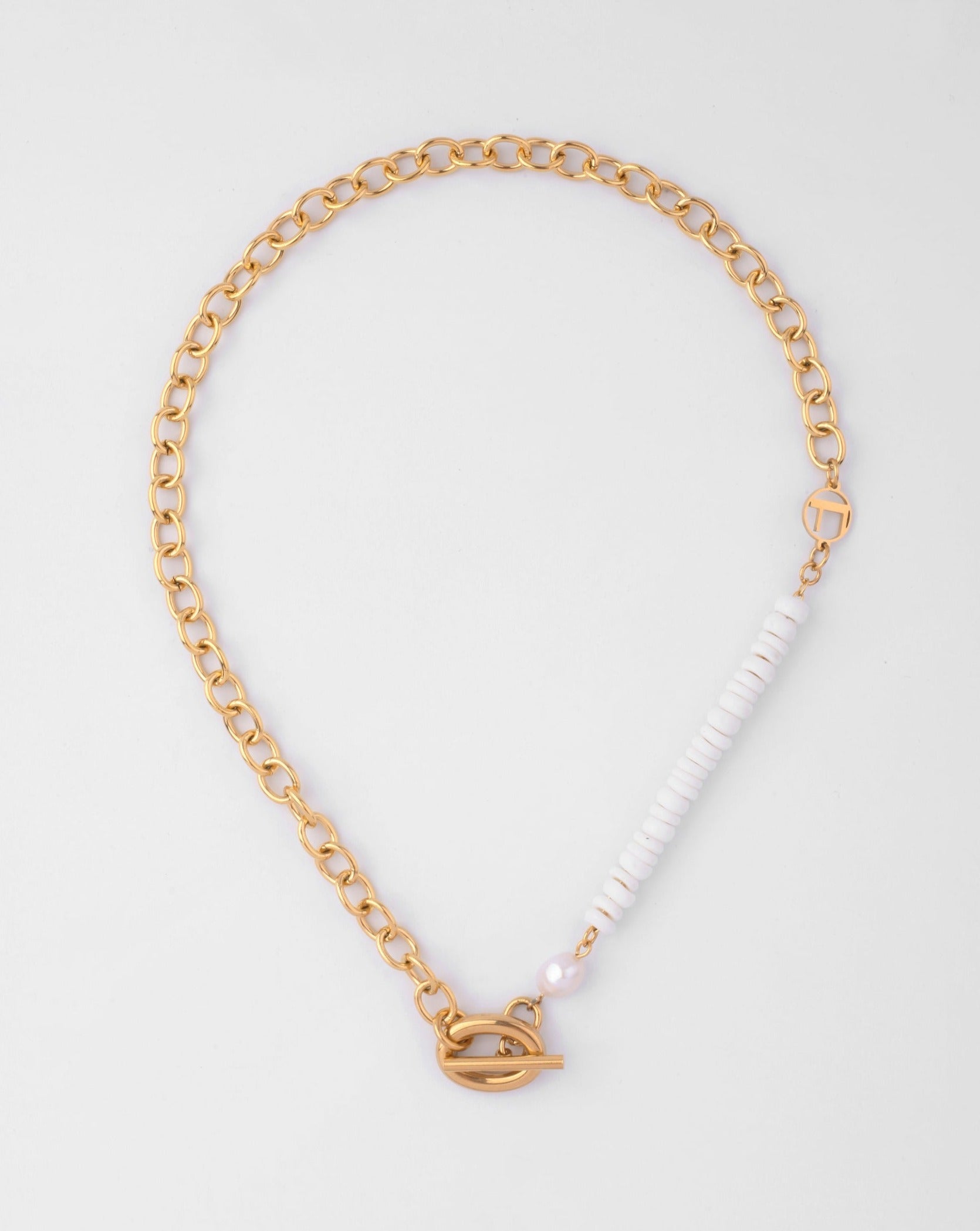 Necklace Yn0169 Ascot Necklace Ivory
