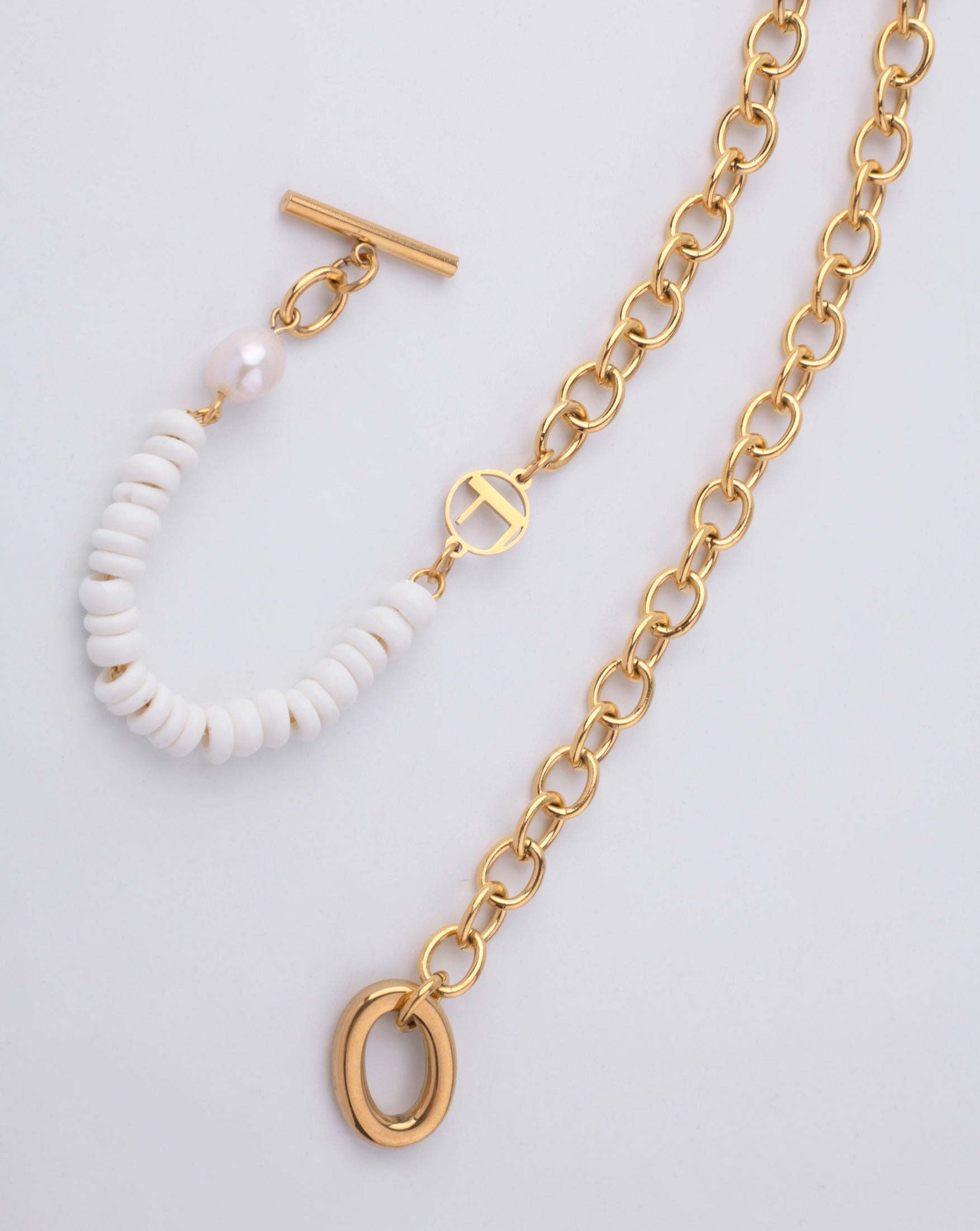 Necklace Yn0169 Ascot Necklace Ivory