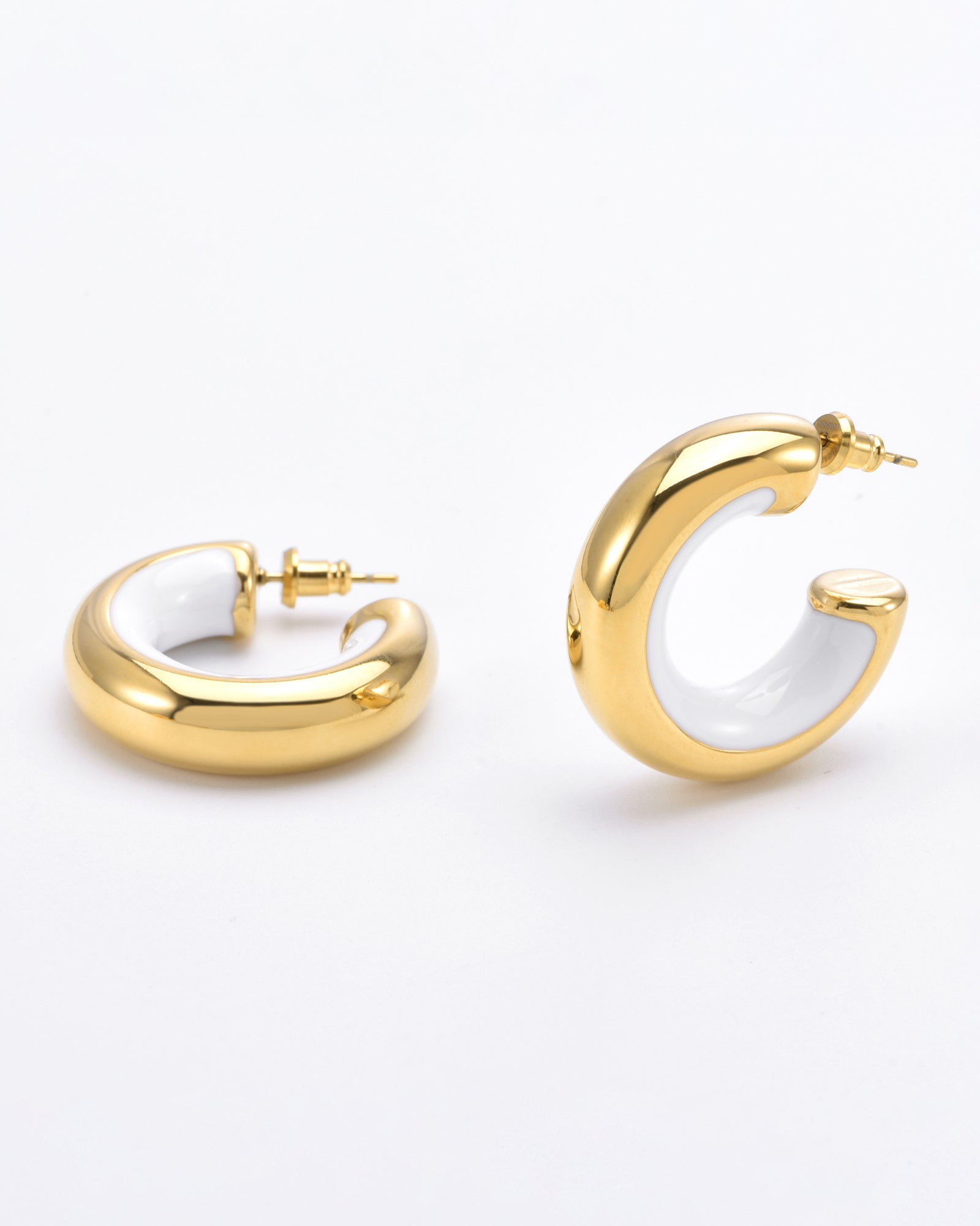 Earring Vx149 Lotus Earrings White