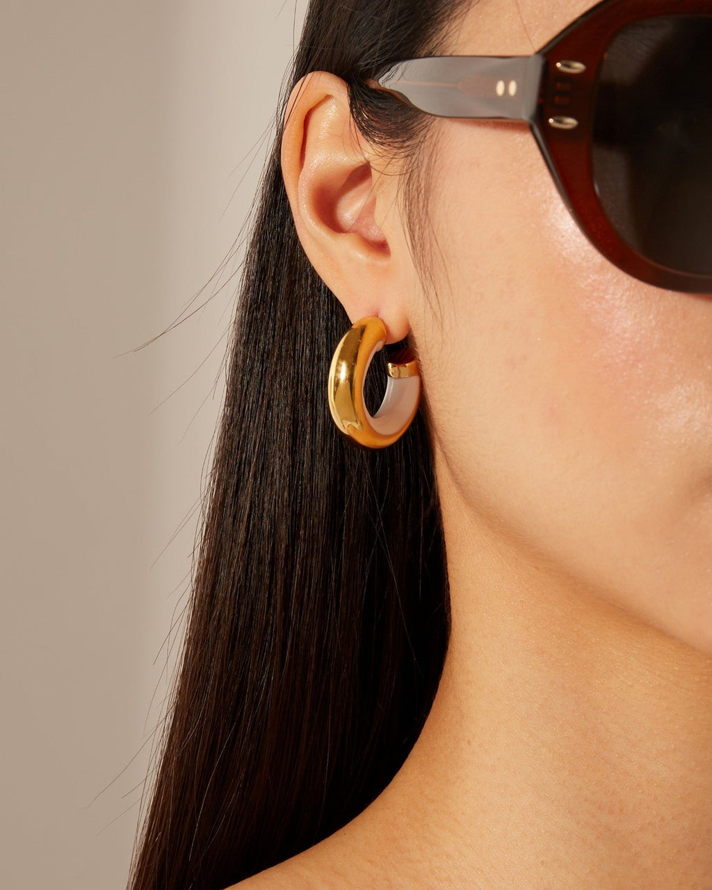 Earring Vx149 Lotus Earrings White