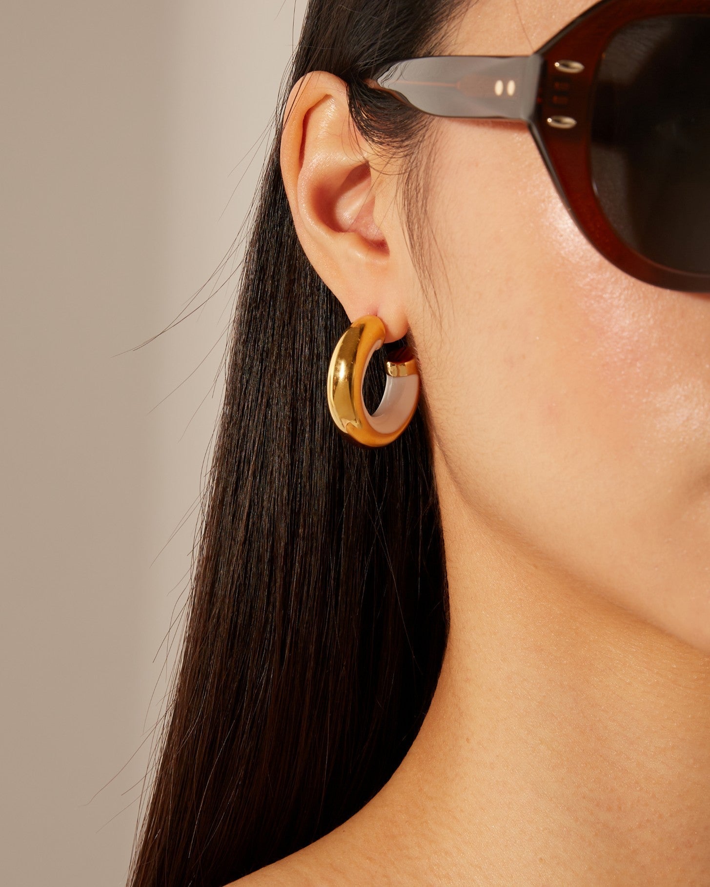 Earring Vx149 Lotus Earrings White