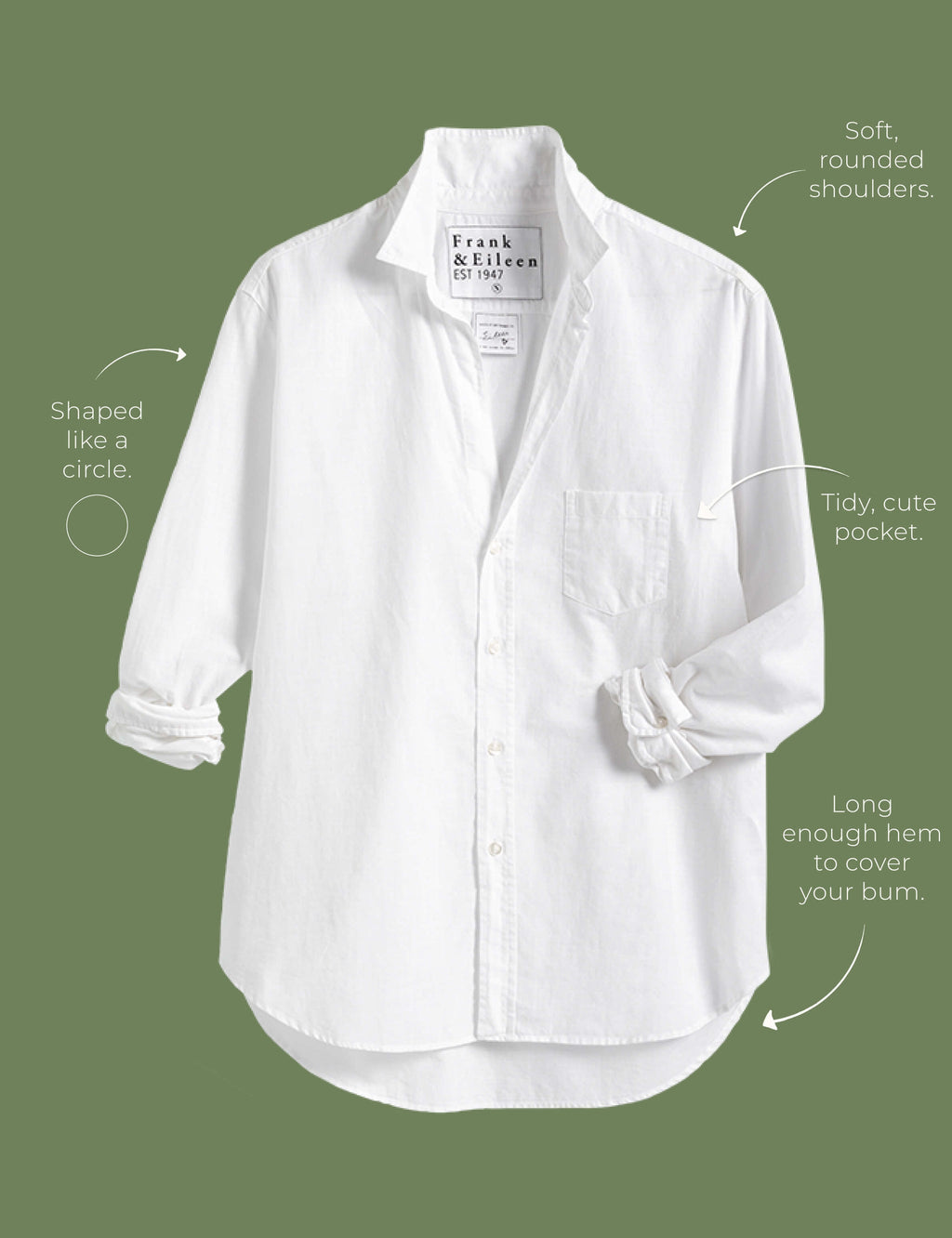 Shirt Eileen Eileen It Linen White-Linen