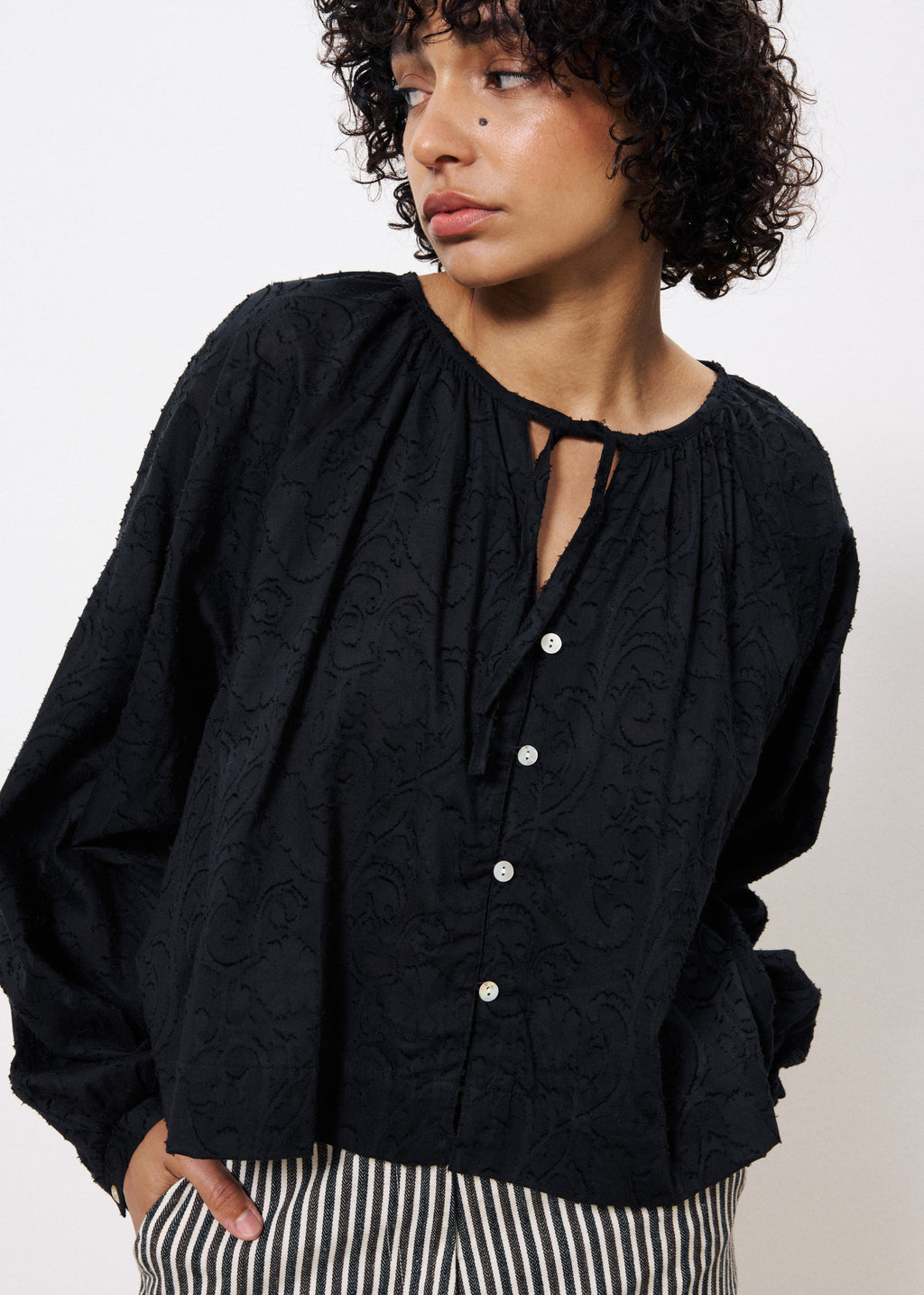 Blouse Inc-25001 Cedella Noir