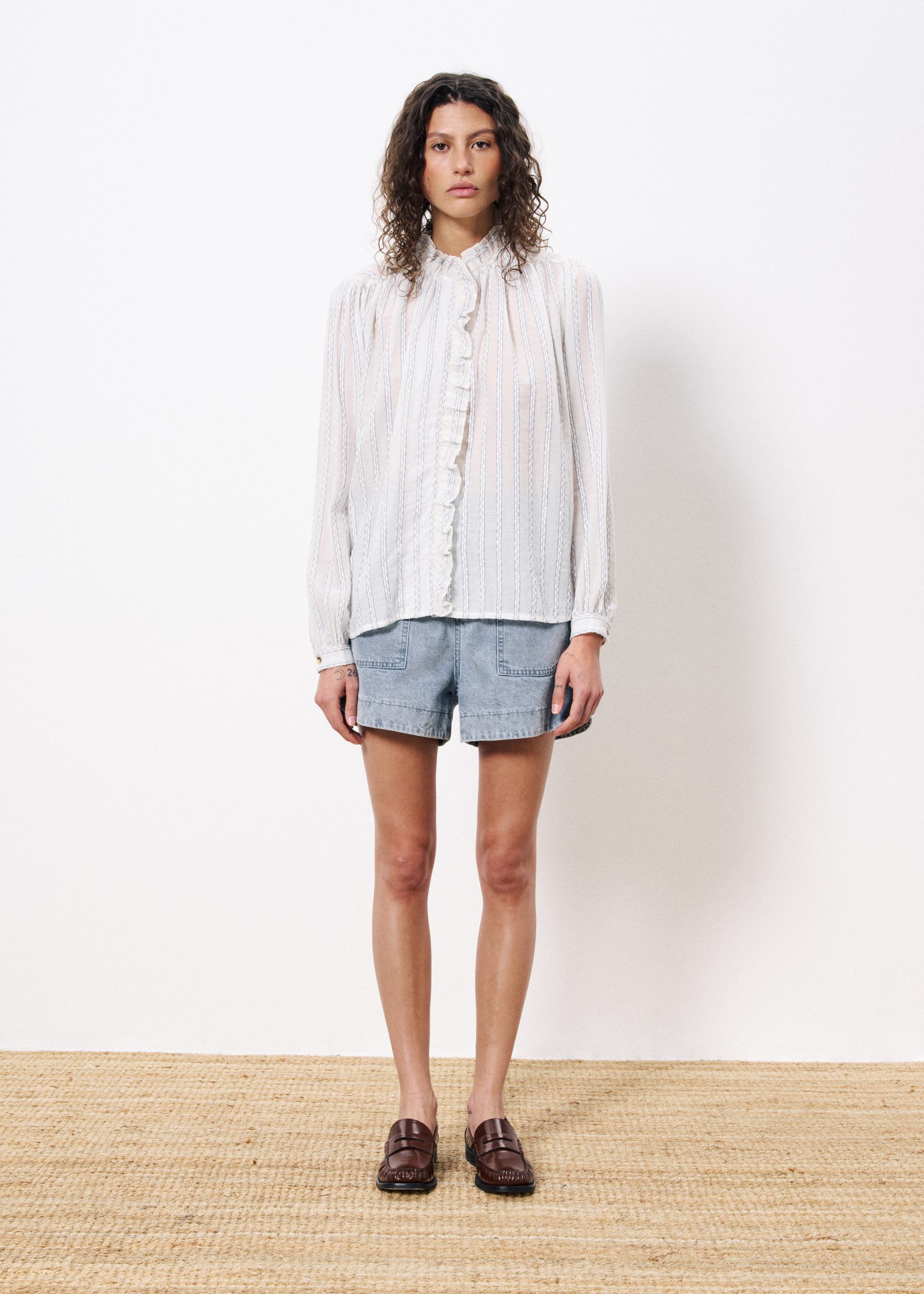 Blouse Inc-25007 Celena Blanc