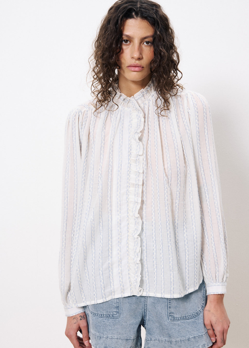 Blouse Inc-25007 Celena Blanc