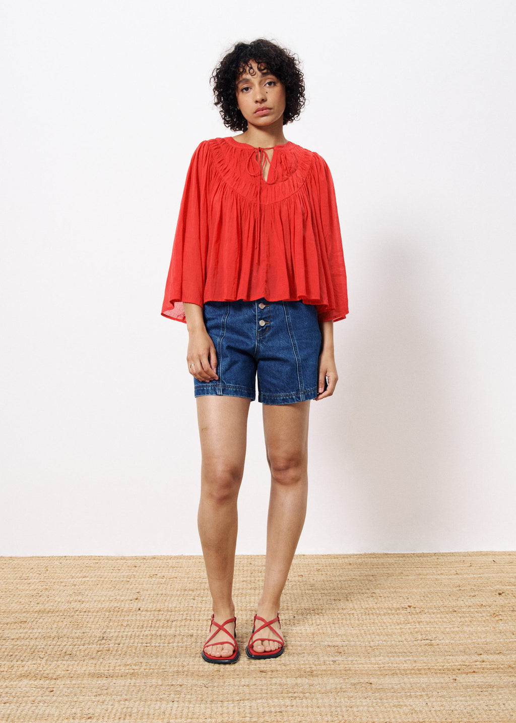 Blouse Inc-25030 Clovicia Rouge