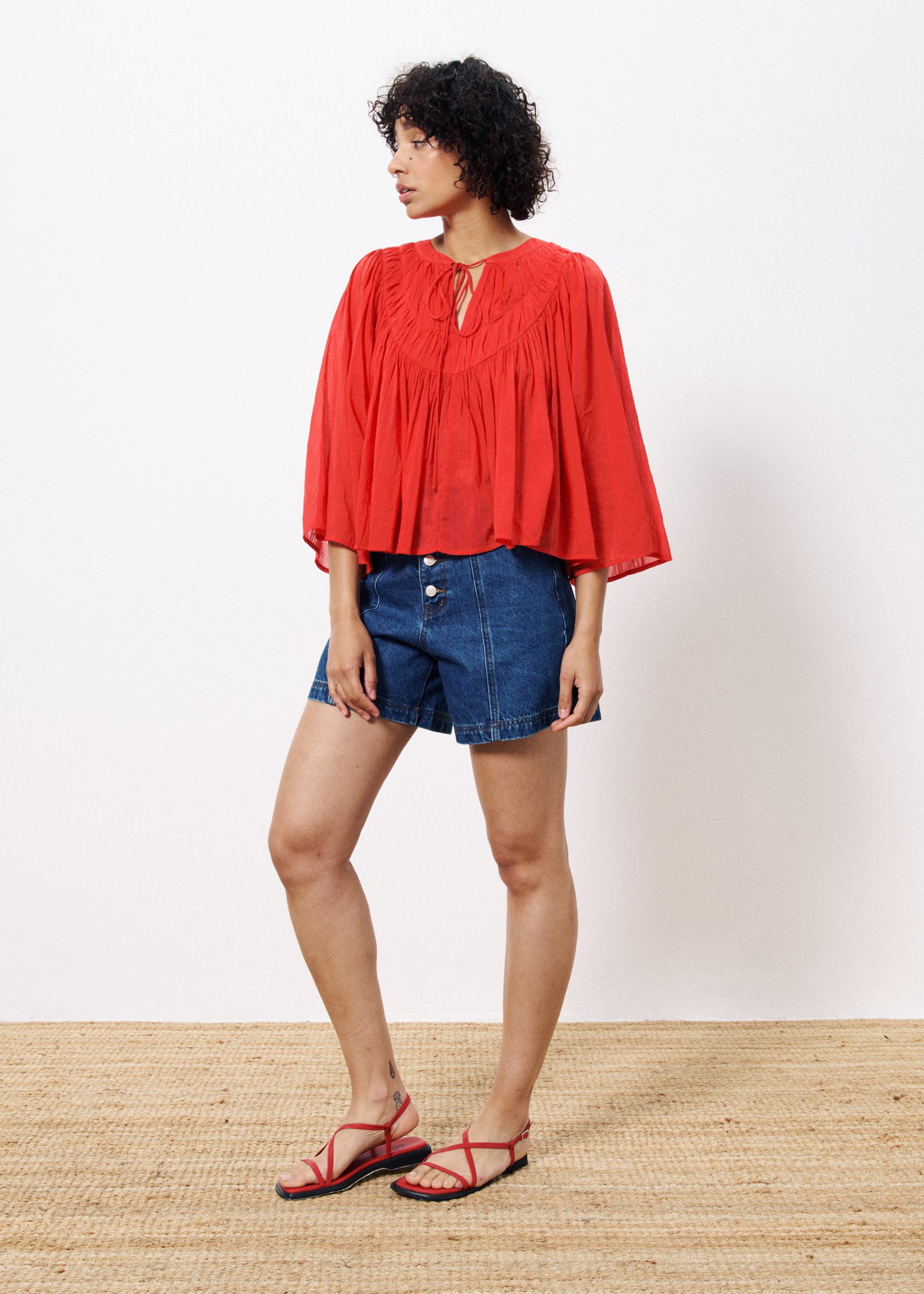Blouse Inc-25030 Clovicia Rouge