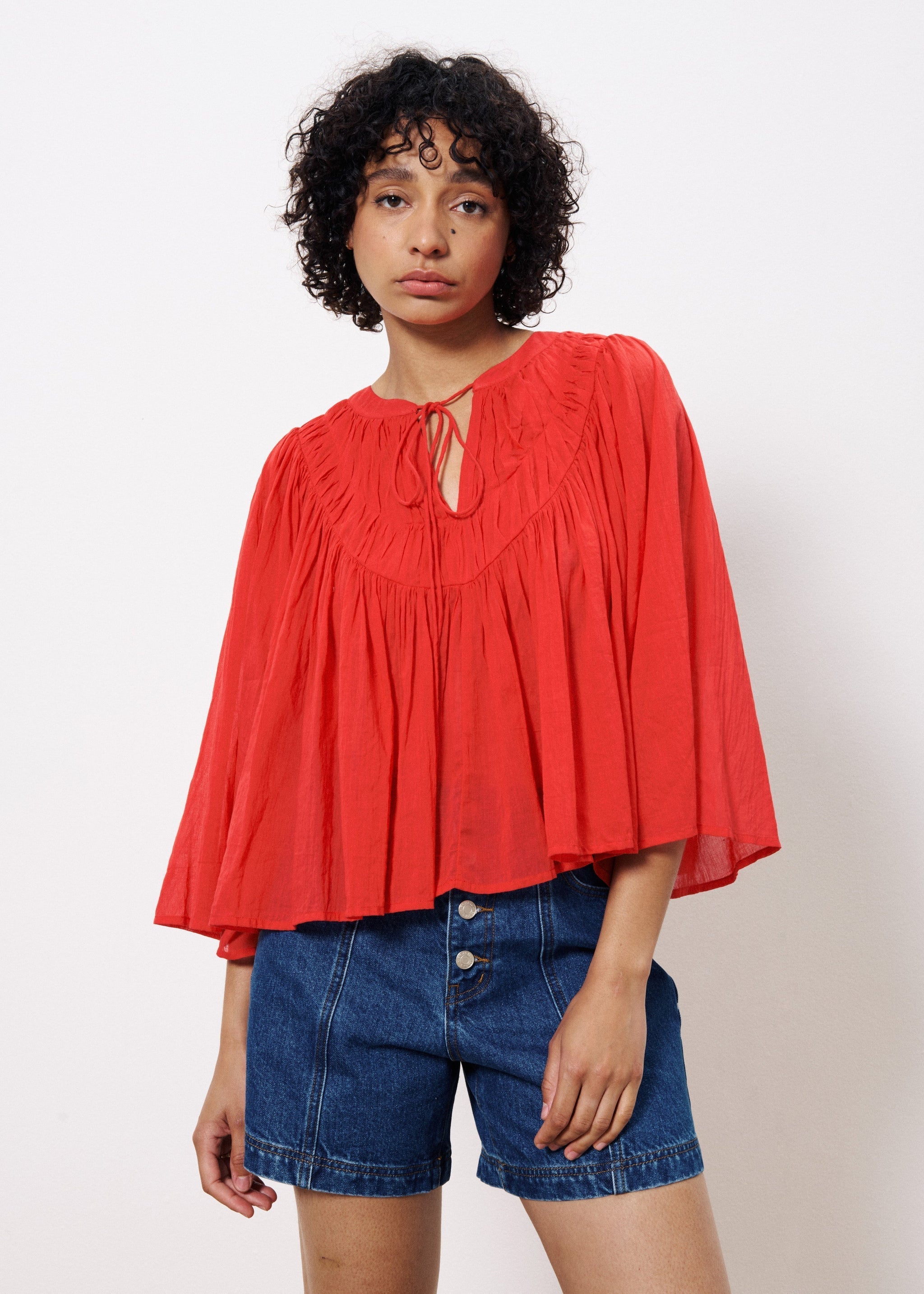 Blouse Inc-25030 Clovicia Rouge