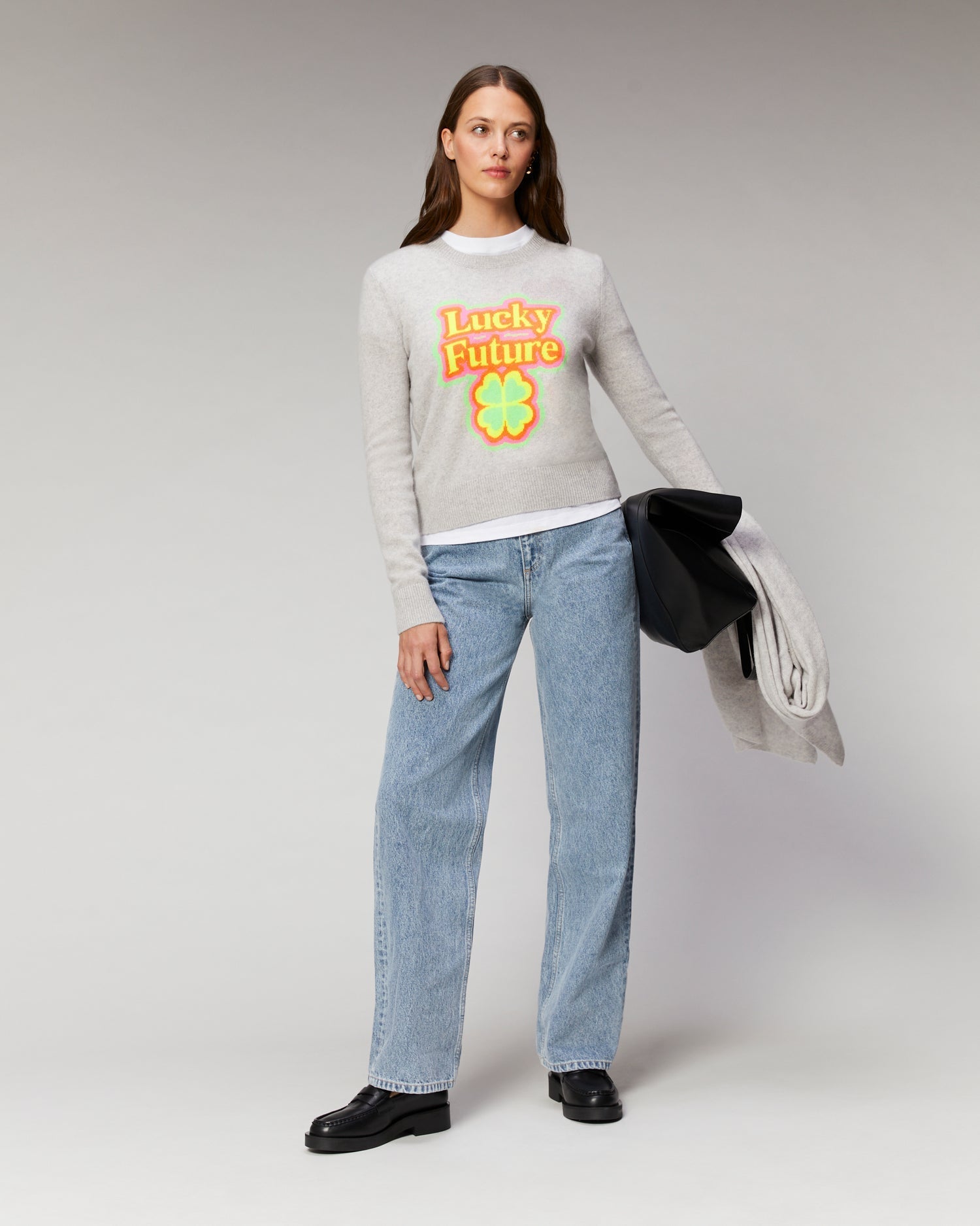 Pullover Lucky Fut 2301wpr01404 1502-Gris-Chine