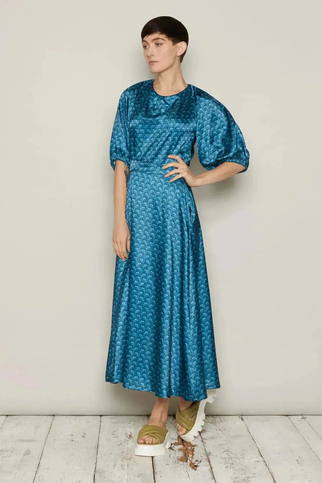 Flosi Dress (Blue)