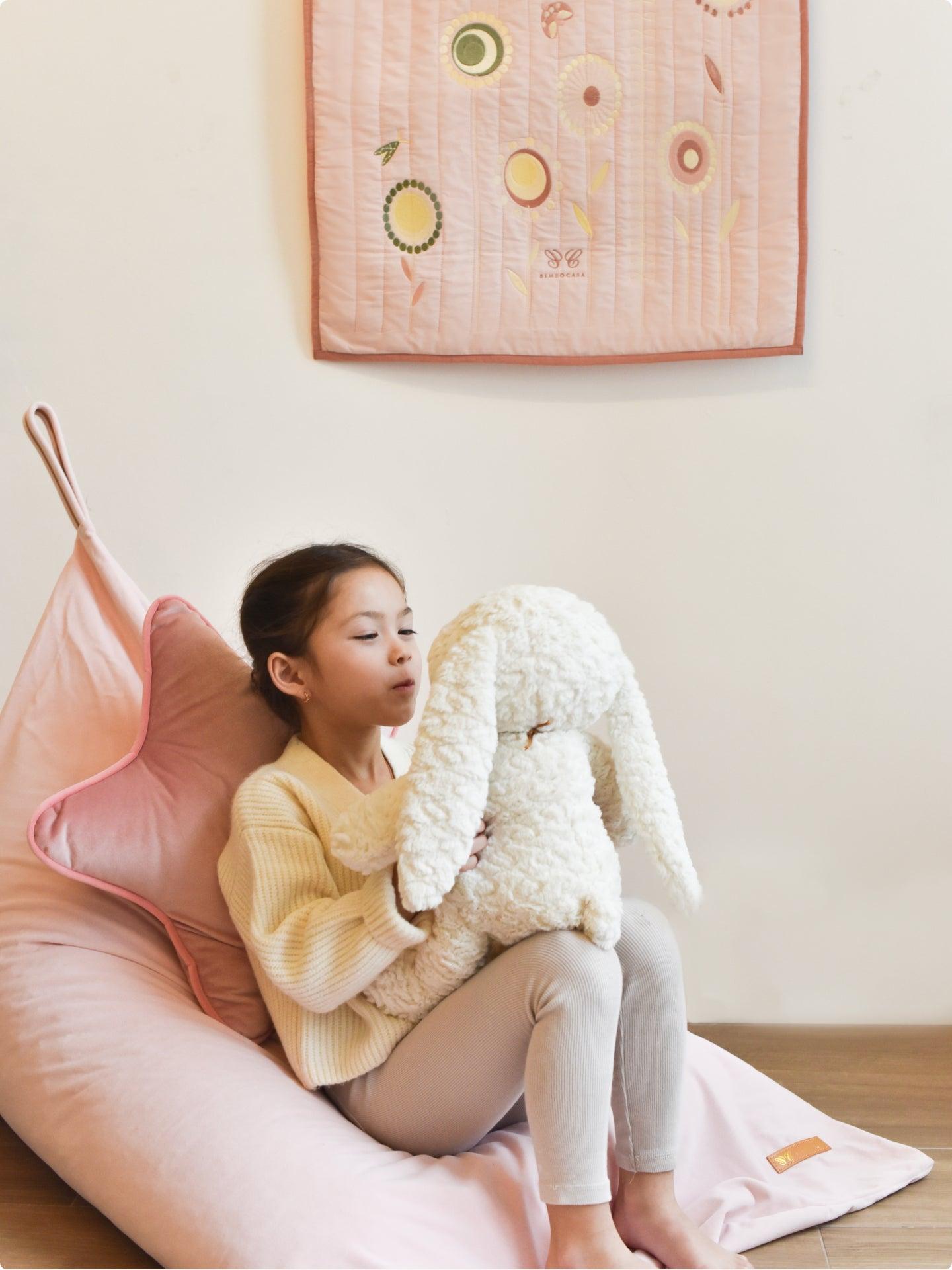 Beanbag - Pink Blossom｜Kids Beanbag