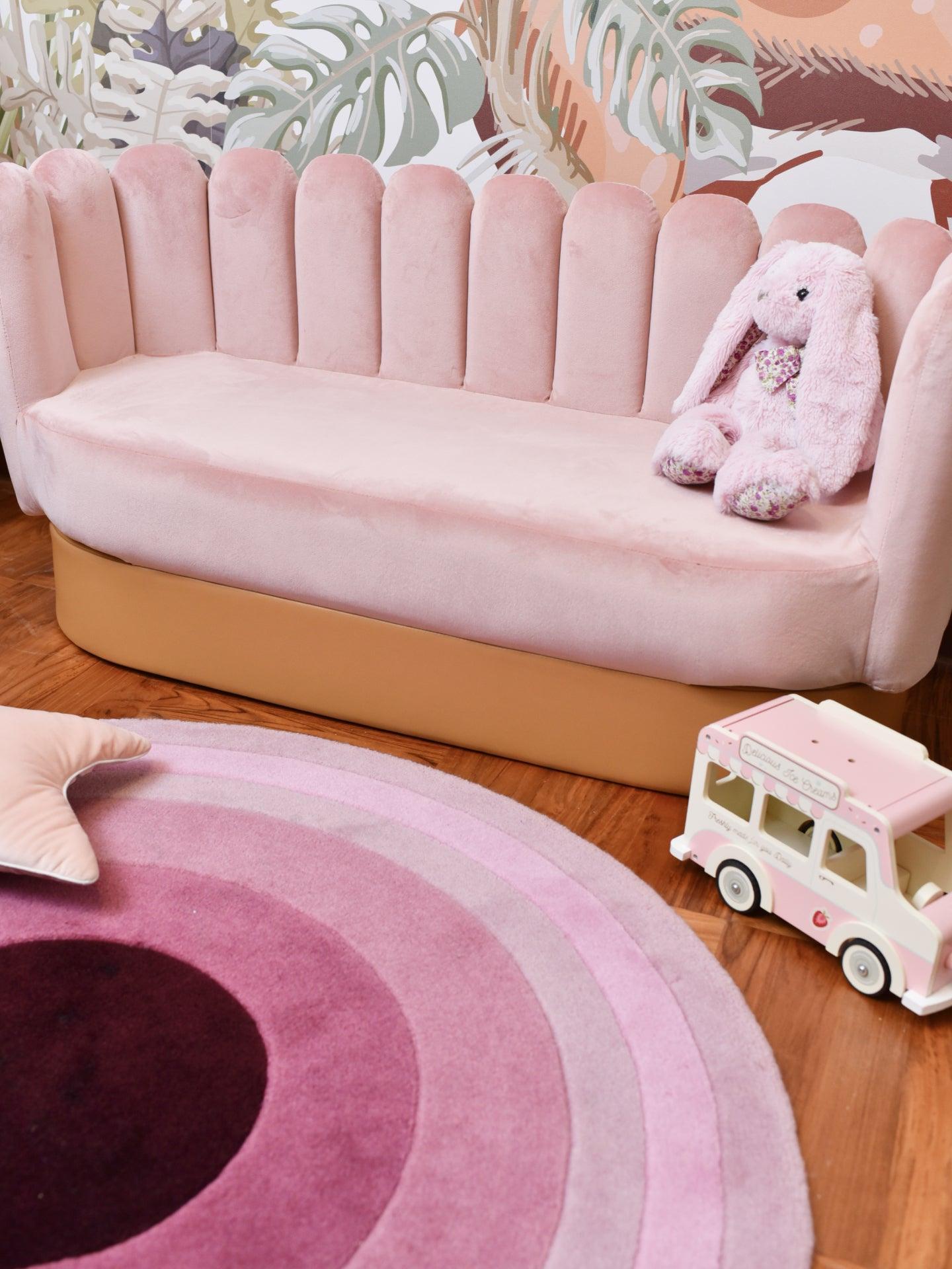 Tulip Sofa - Pink｜Kids Sofa