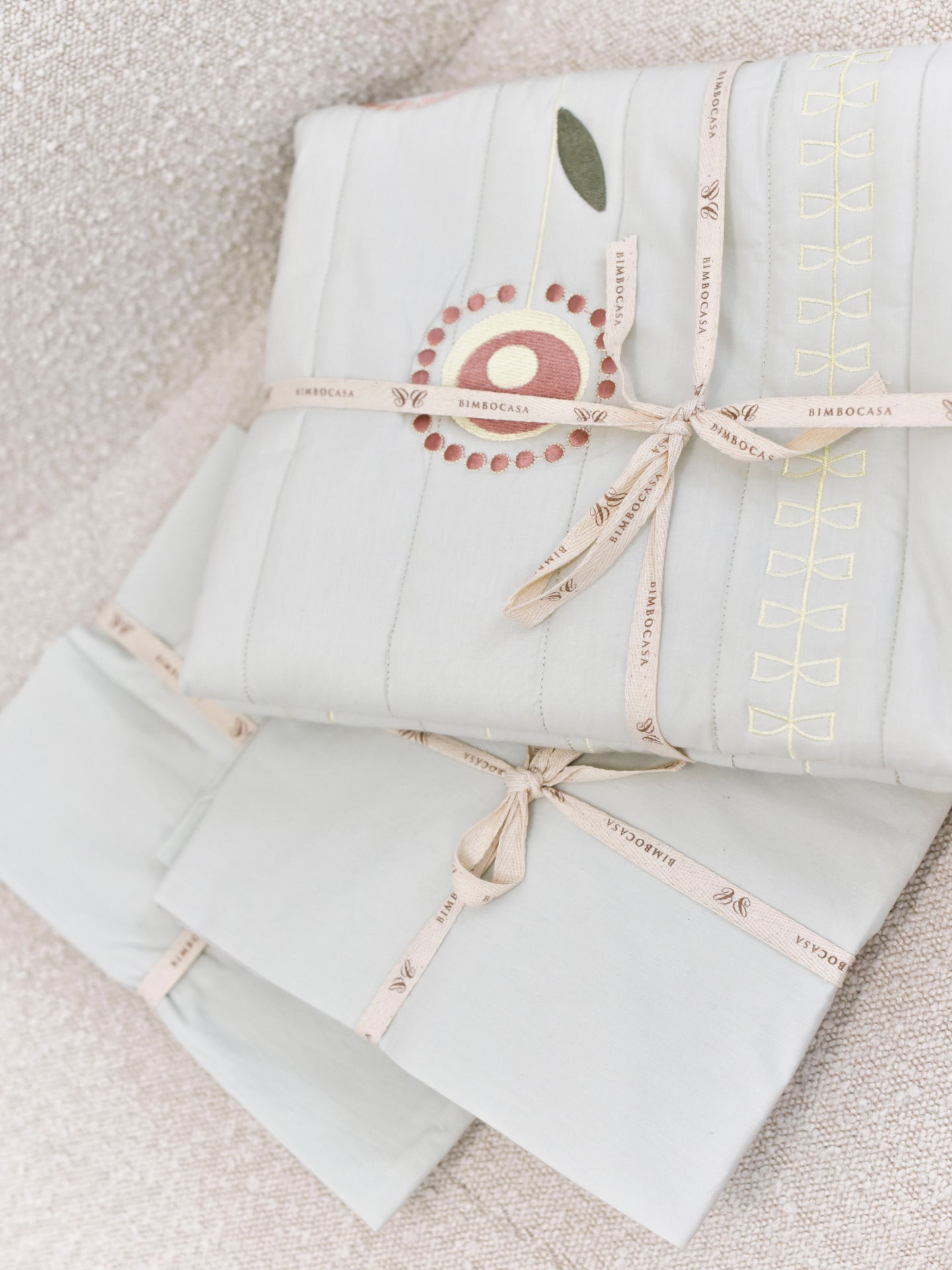 Cotton Quilted Duvet Cover and Pillowcase - Spring Sprout｜Kids Blanket