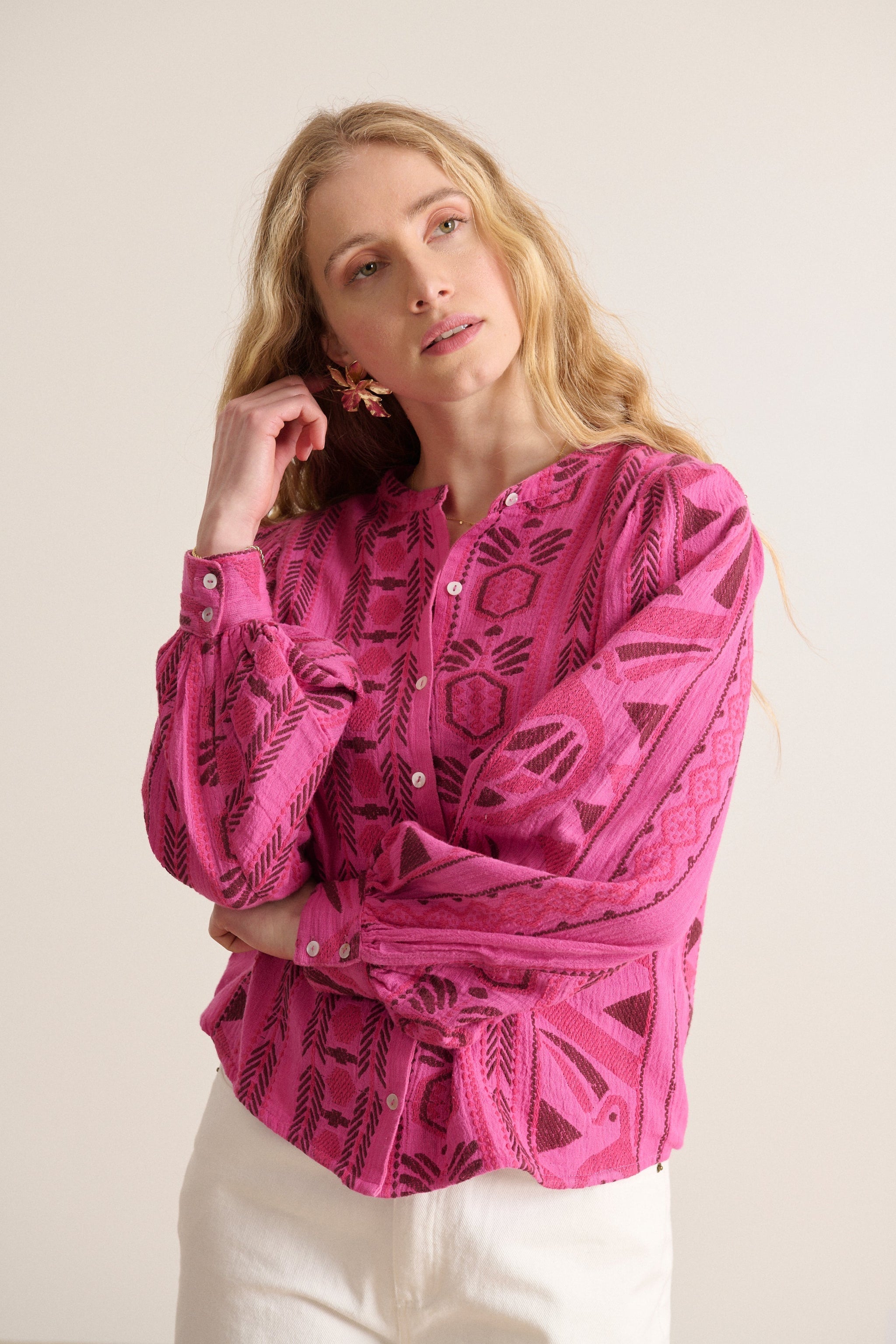 Blouse Gelina 0886 Rose