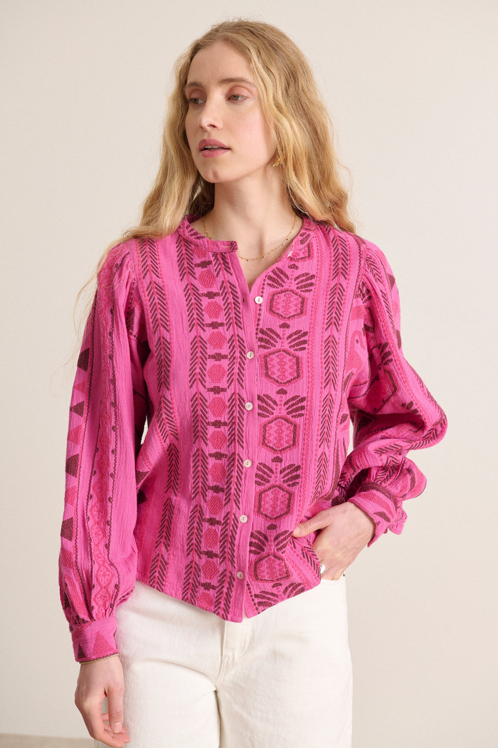 Blouse Gelina 0886 Rose